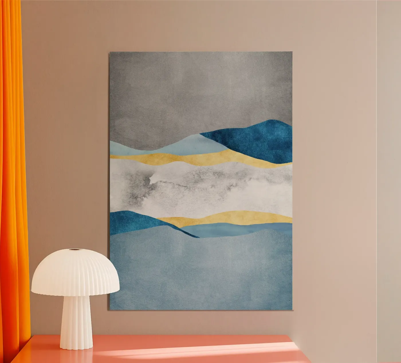 abstract waves Poster von vintageshop