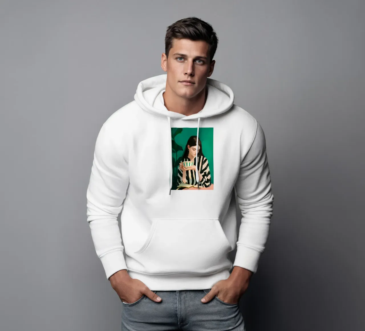 Tea, Leaf & Line felpa con cappuccio da Clara August