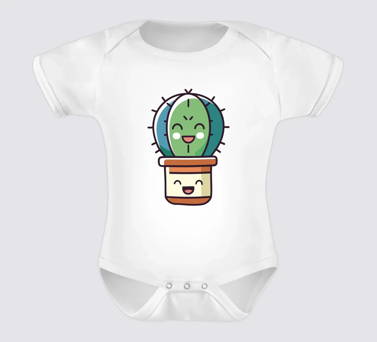 Cactus 1 body neonato maniche corte da Rezh creations