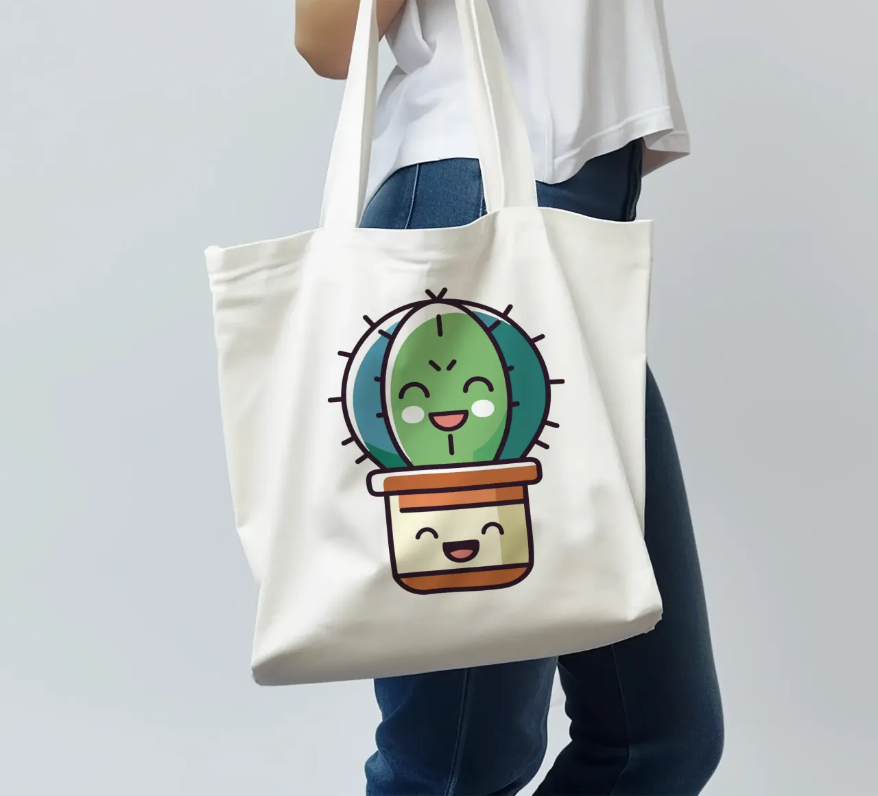 Cactus 1 borsa in juta da Rezh creations