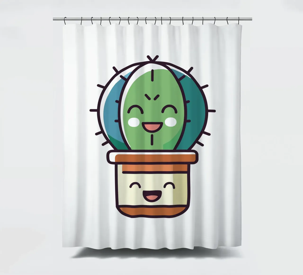 Cactus 1 tenda da doccia da Rezh creations