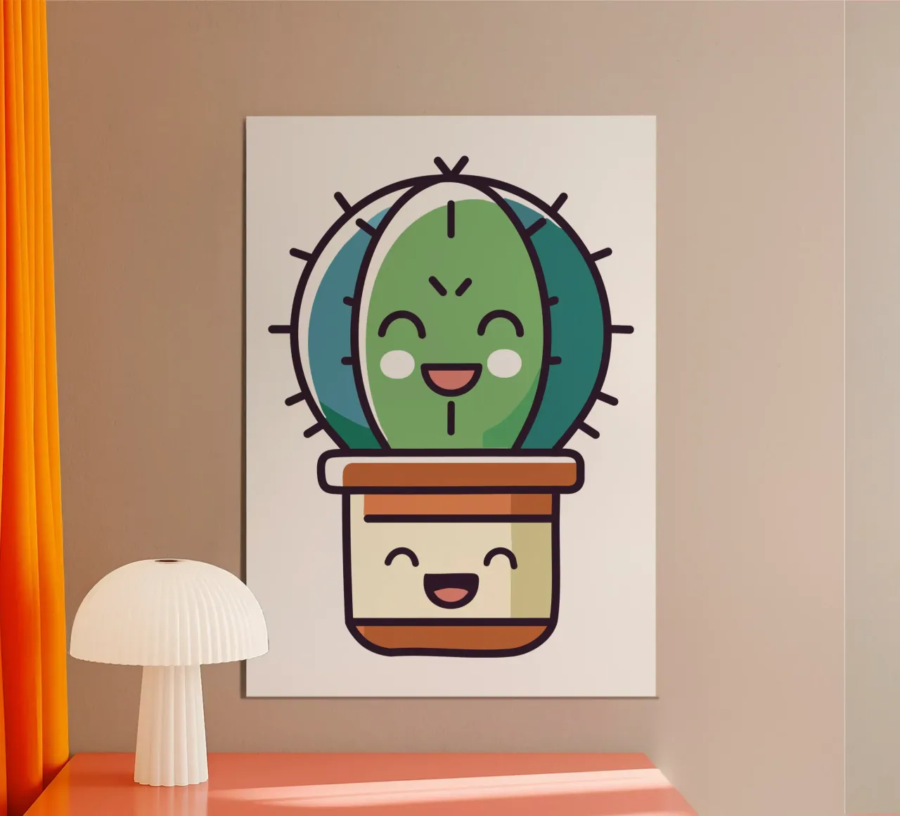 Cactus 1 alluminio dibond da Rezh creations