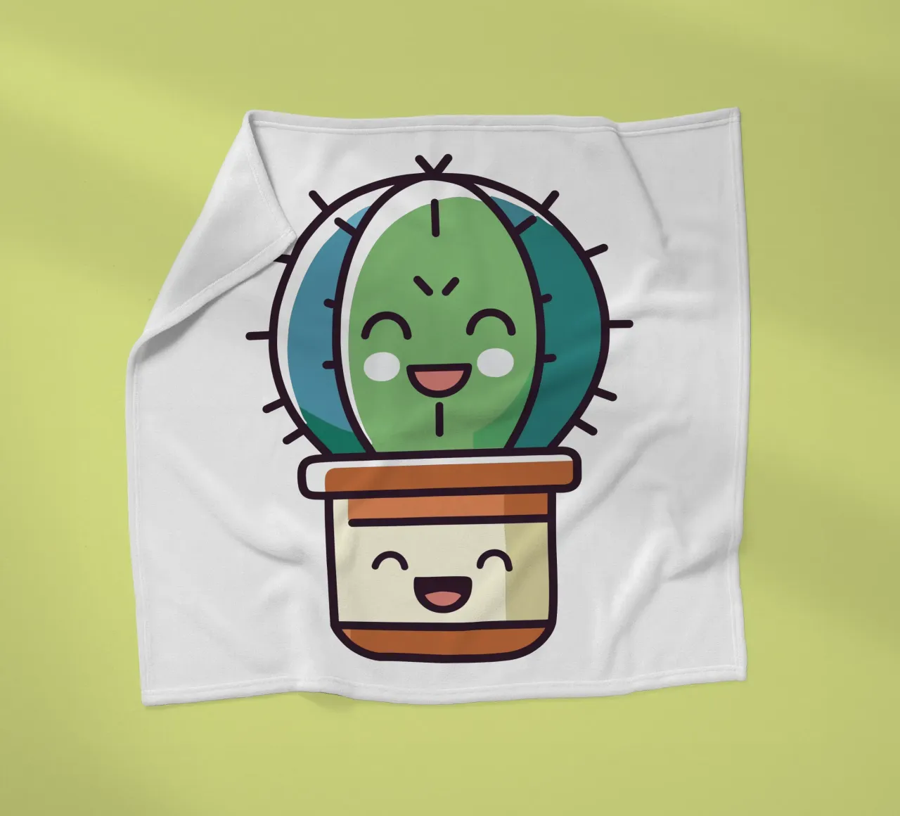 Cactus 1 coperta in pile da Rezh creations