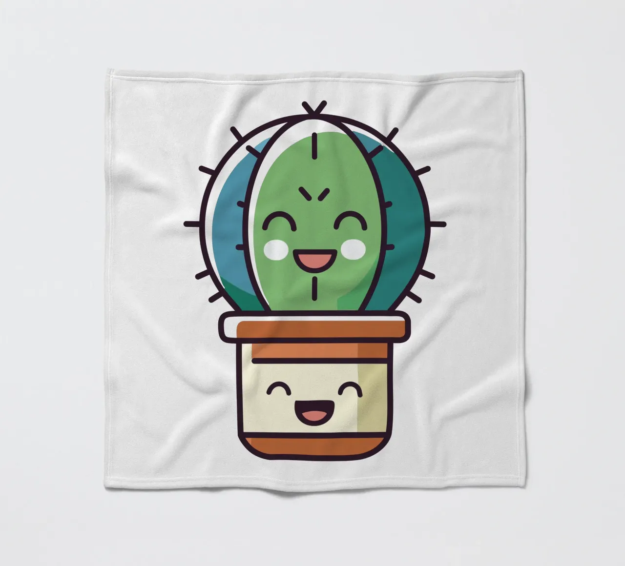 Cactus 1 coperta in pile da Rezh creations