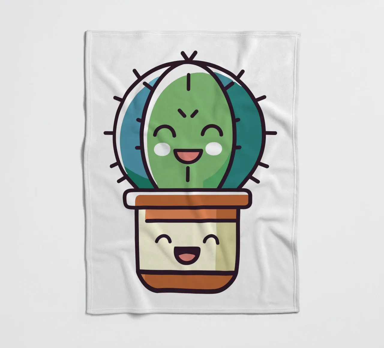 Cactus 1 coperta in pile da Rezh creations
