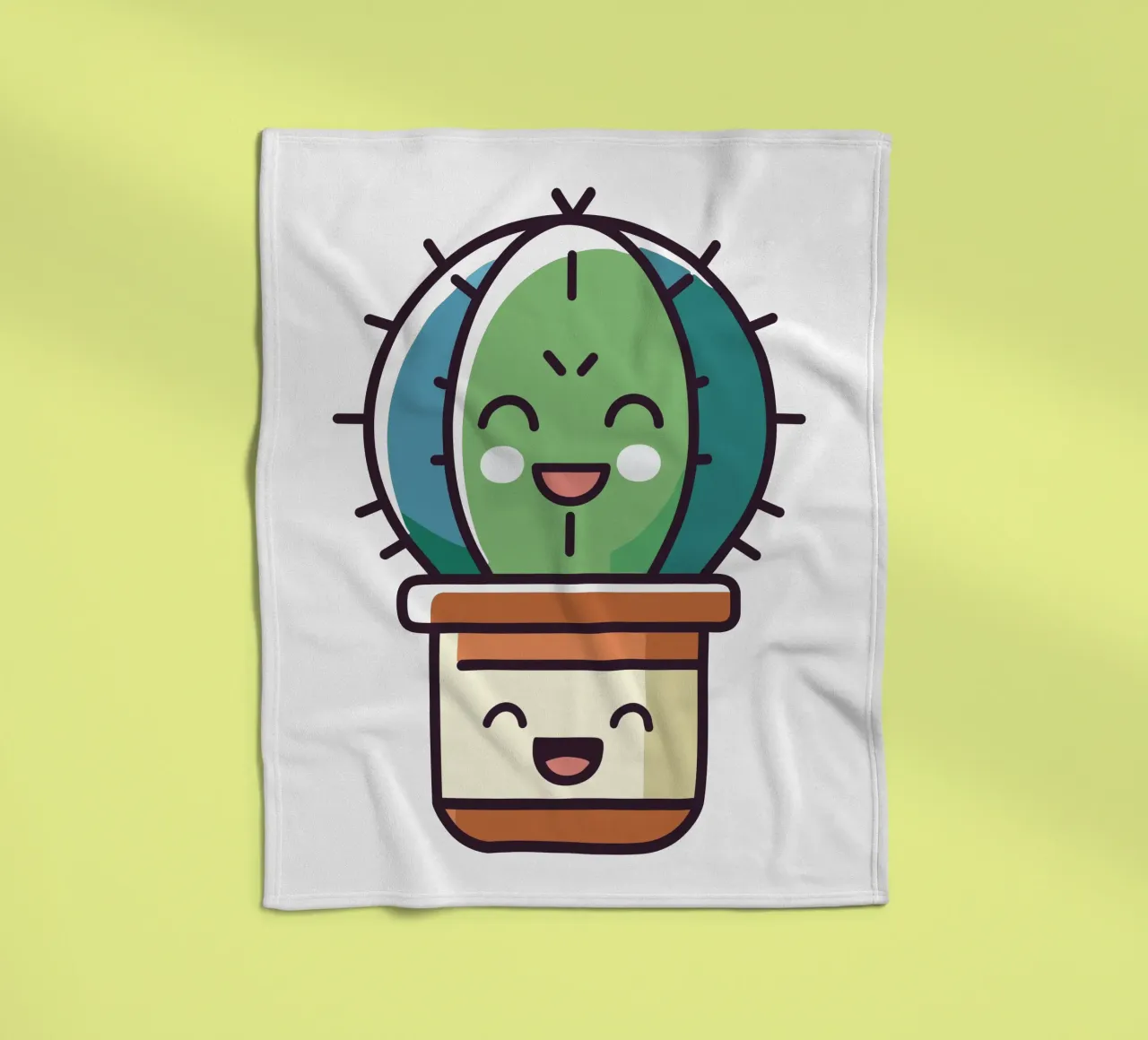 Cactus 1 coperta in pile da Rezh creations