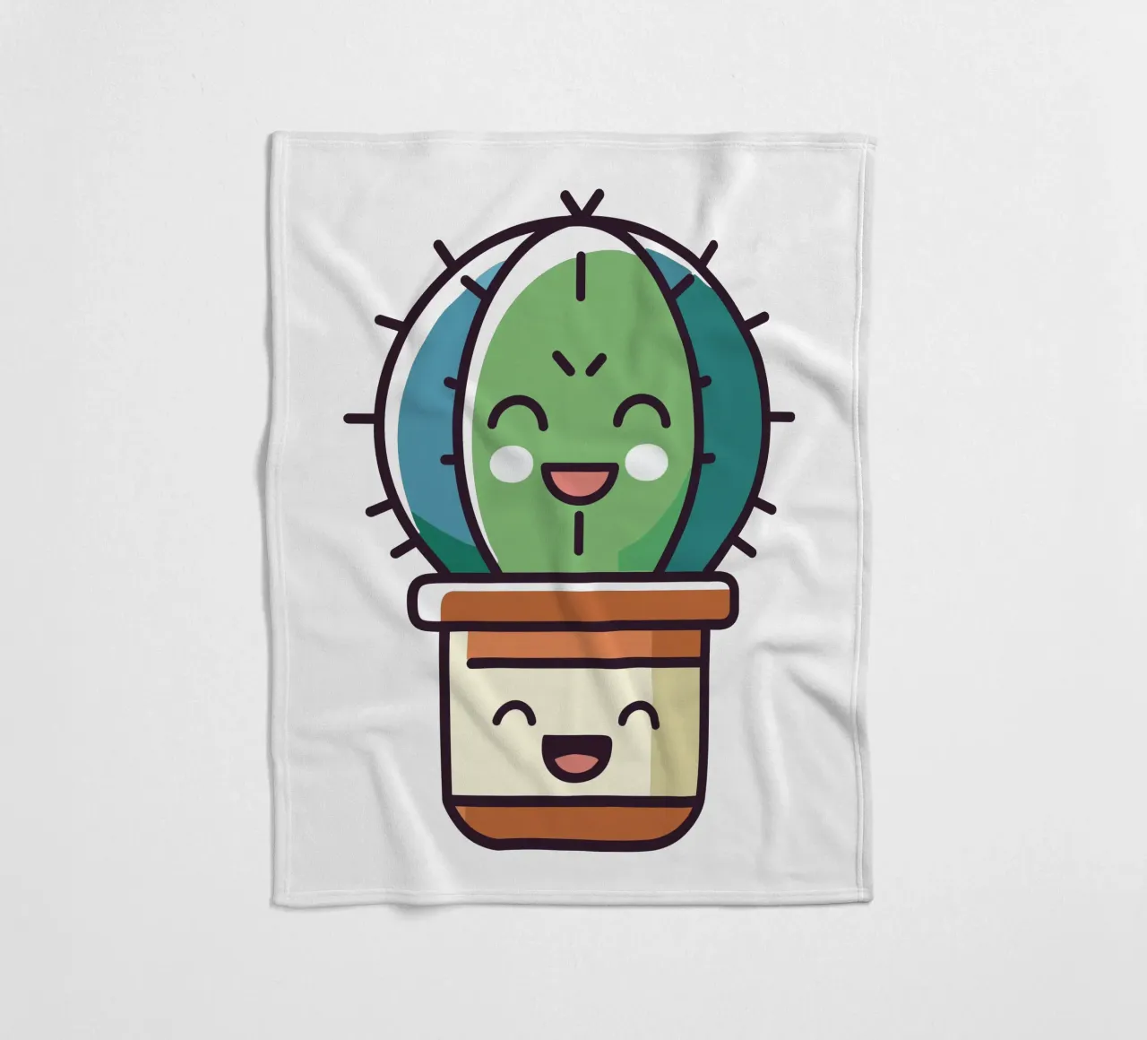 Cactus 1 coperta in pile da Rezh creations