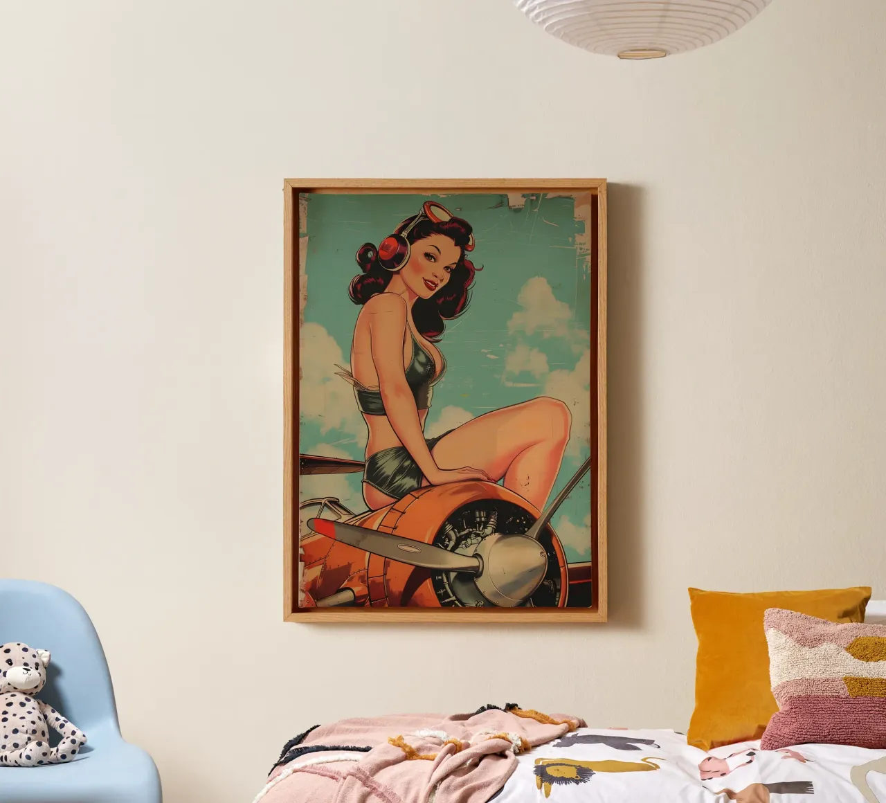 Pin-Up Revival canvas by Artful Muse