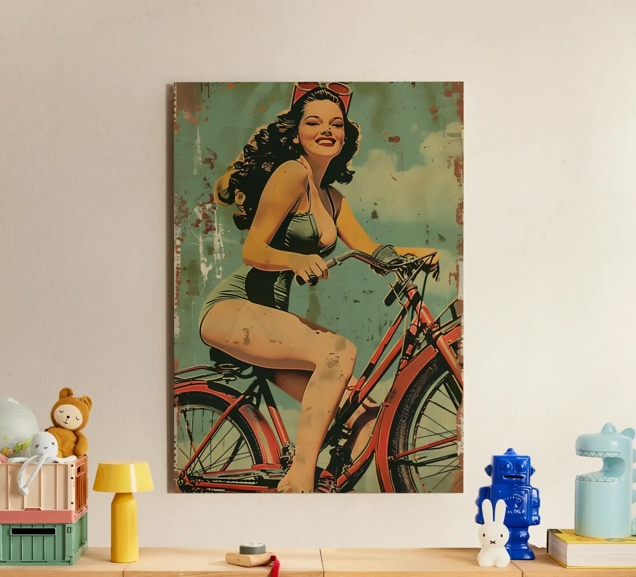 Pin-Up Revival alluminio dibond da Artful Muse