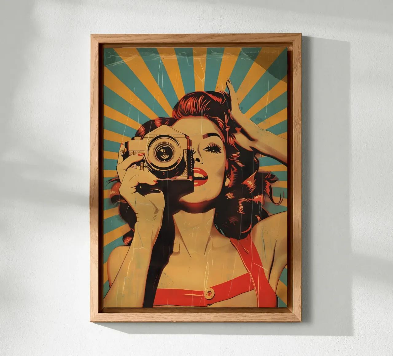 Pin-Up Revival alu-dibond by Artful Muse