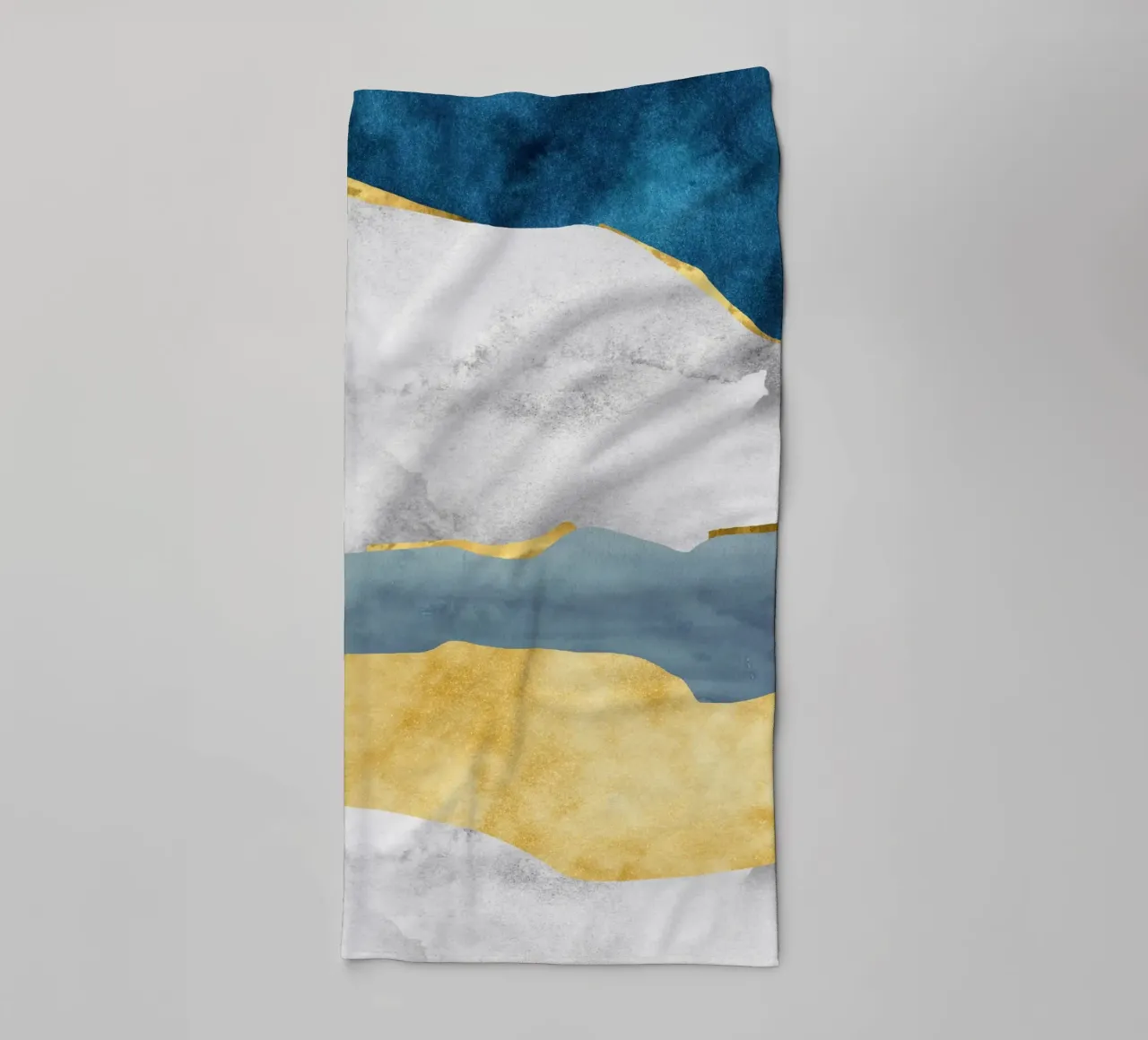 abstract waves 2 towel by vintageshop