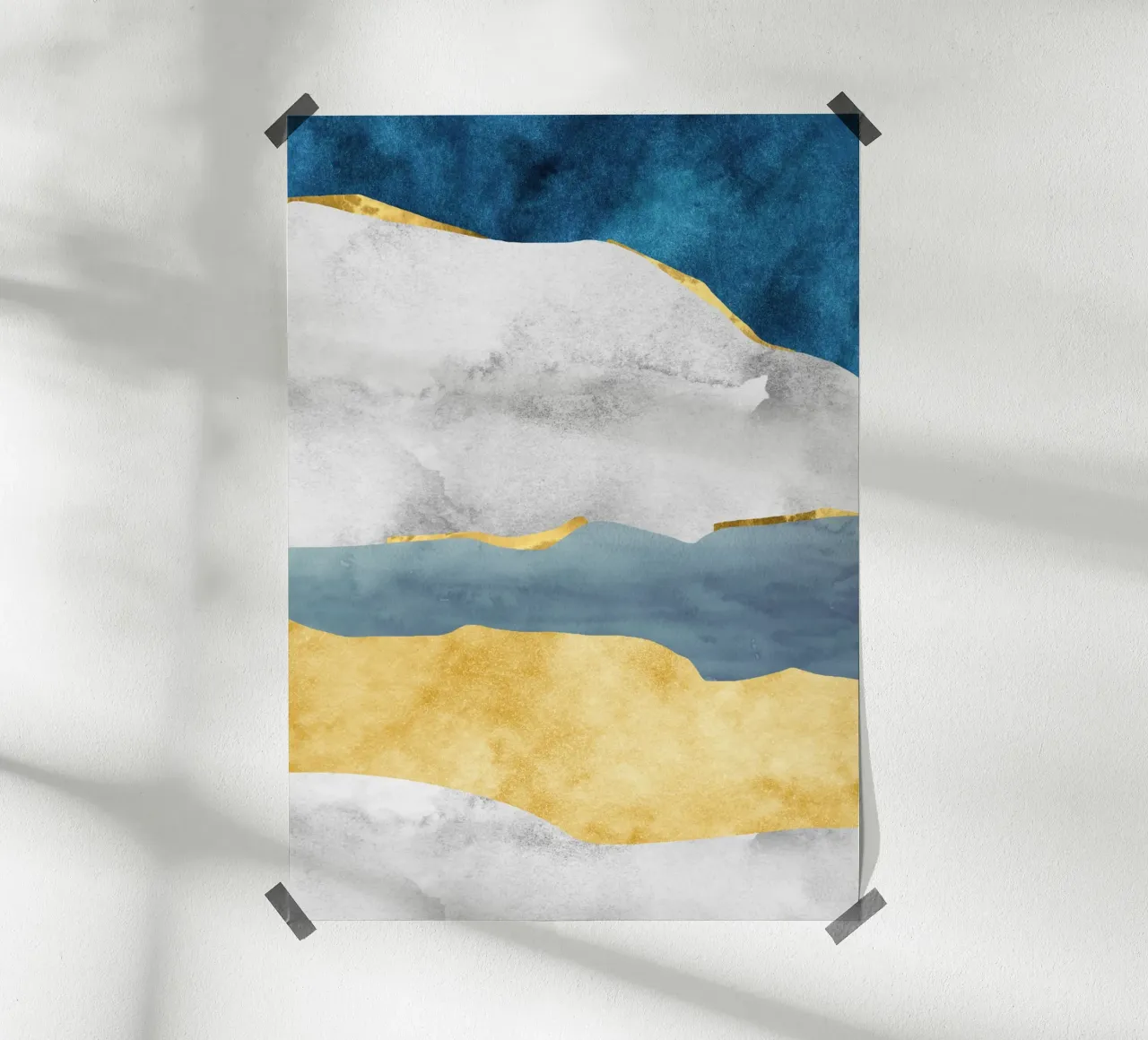 abstract waves 2 poster da vintageshop