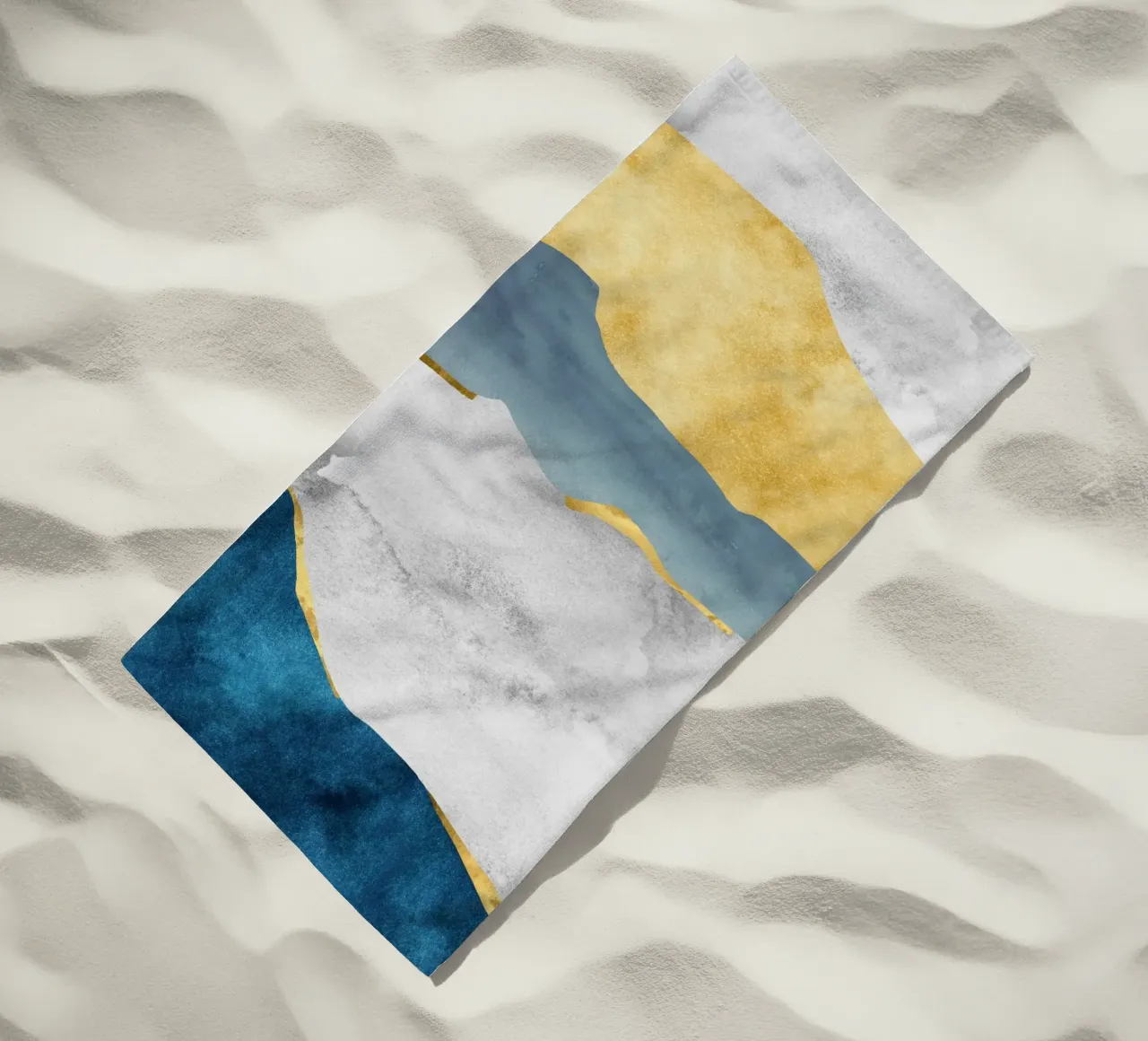 abstract waves 2 telo mare da vintageshop