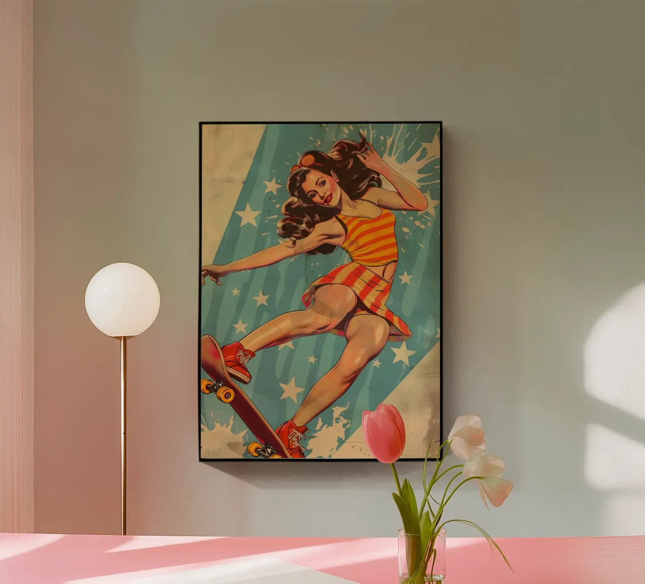 Renacimiento Pin-Up metacrilato de Artful Muse