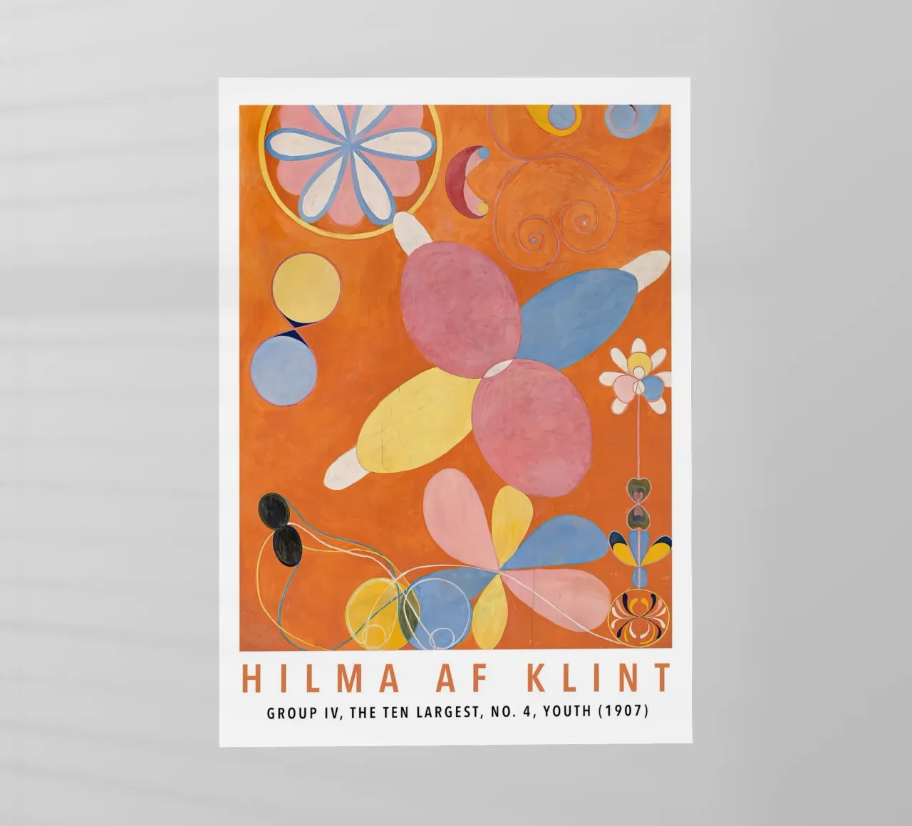 Hilma af Klint I dieci più grandi n. 4 Gruppo Giovani IV pellicola backlit da Lile Shop