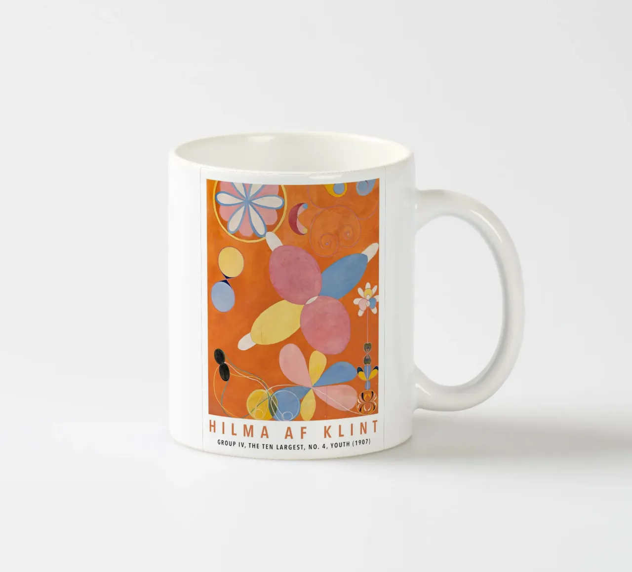 Hilma af Klint I dieci più grandi n. 4 Gruppo Giovani IV tazza in ceramica da Lile Shop