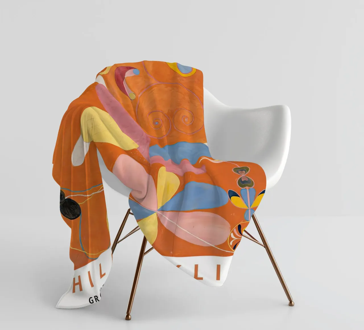 Hilma af Klint I dieci più grandi n. 4 Gruppo Giovani IV coperta in pile da Lile Shop