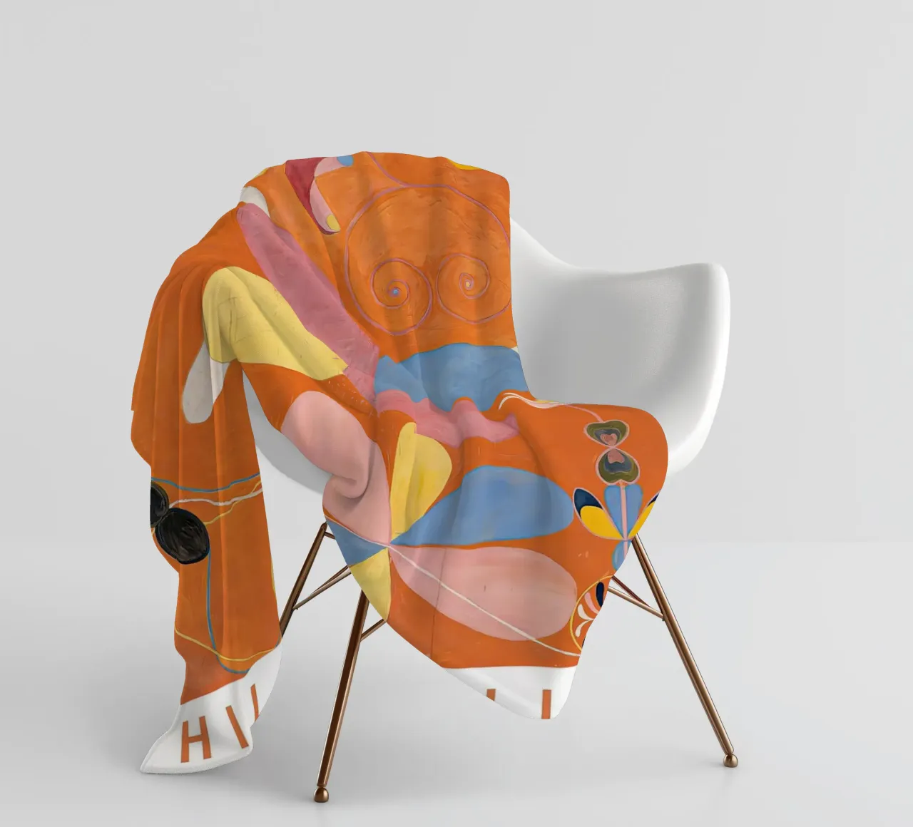 Hilma af Klint I dieci più grandi n. 4 Gruppo Giovani IV coperta in pile da Lile Shop
