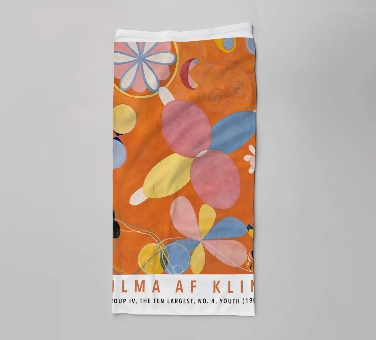 Hilma af Klint I dieci più grandi n. 4 Gruppo Giovani IV asciugamano da bagno da Lile Shop