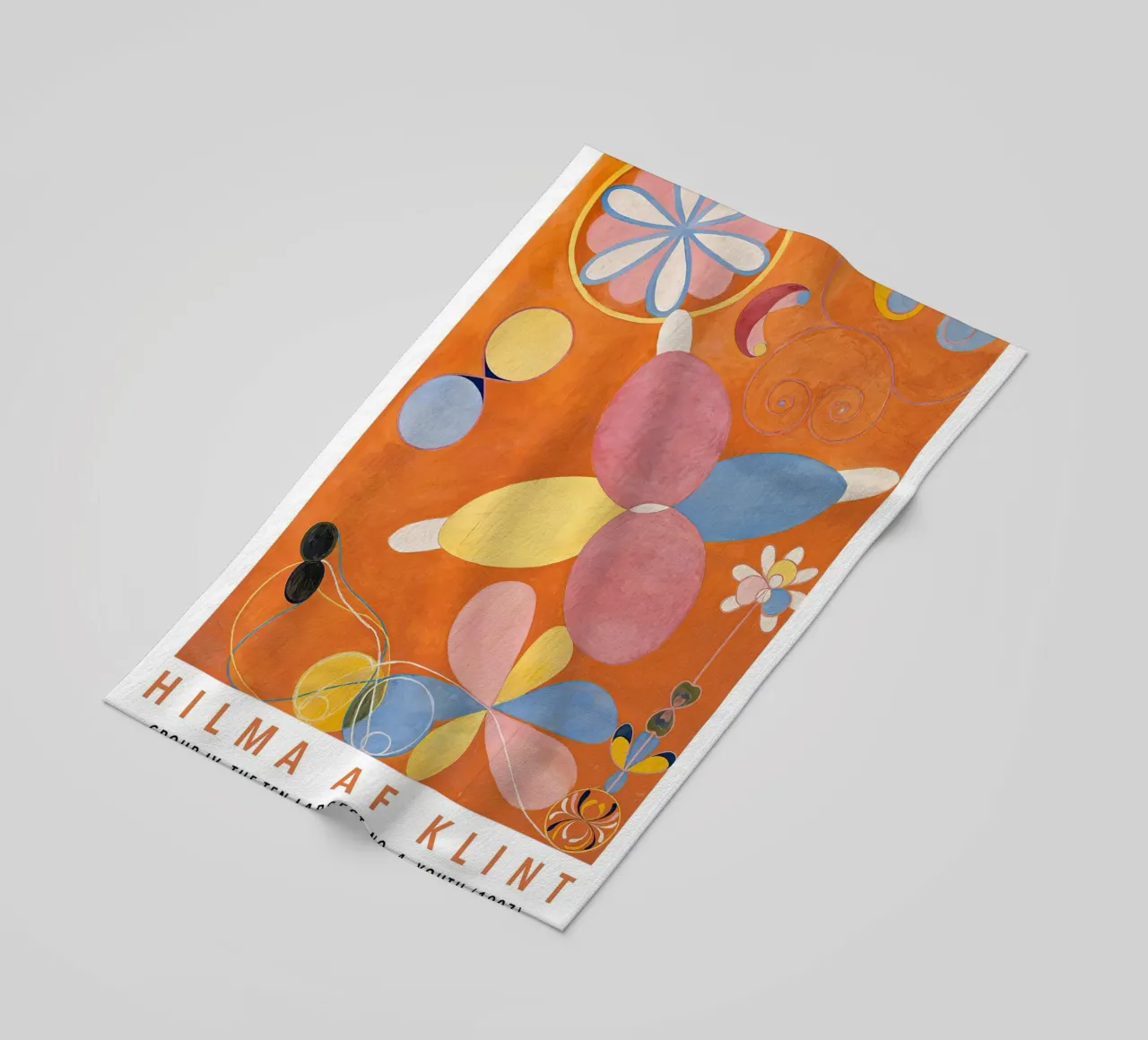 Hilma af Klint I dieci più grandi n. 4 Gruppo Giovani IV telo mare da Lile Shop