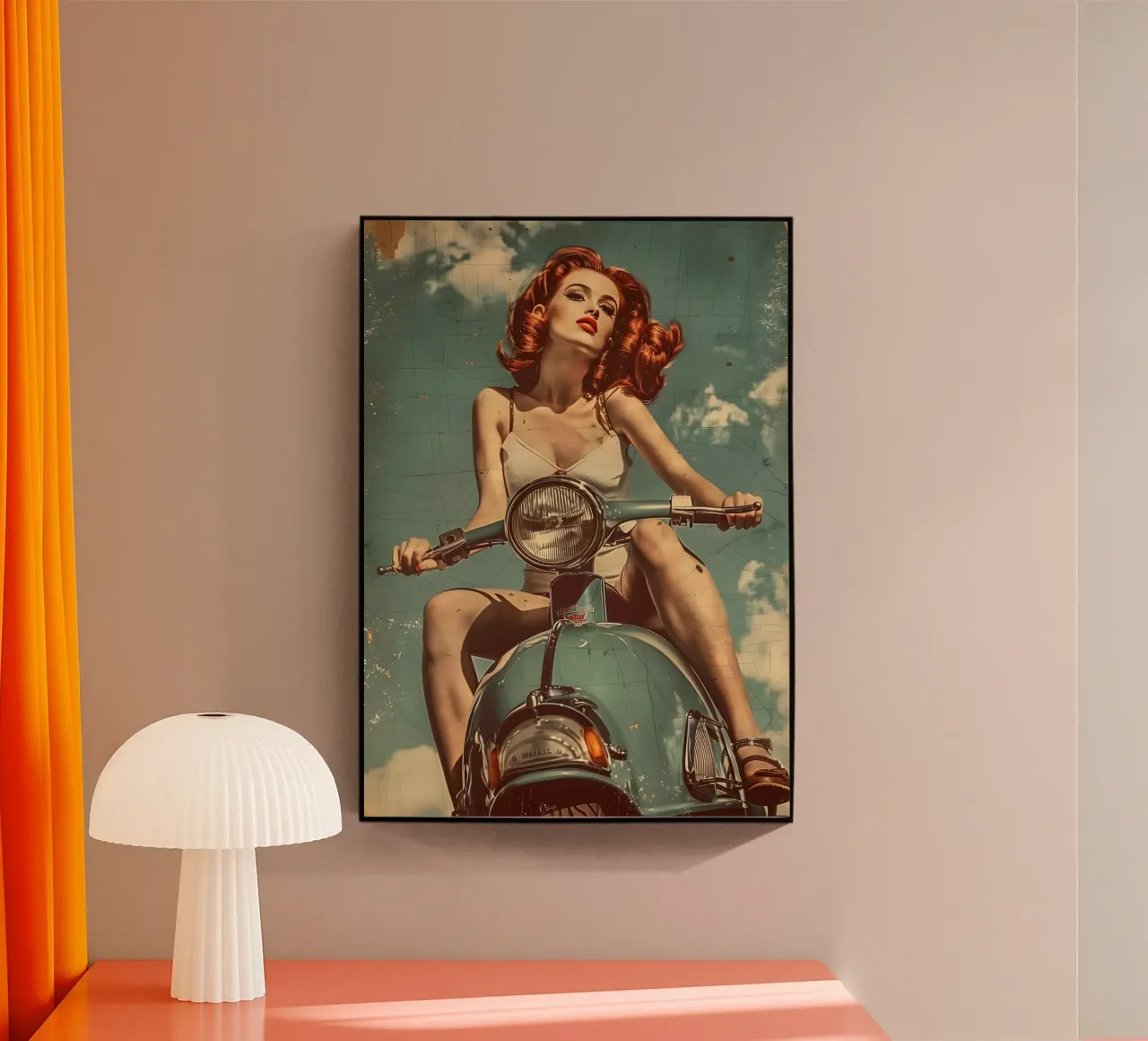 Renacimiento Pin-Up metacrilato de Artful Muse