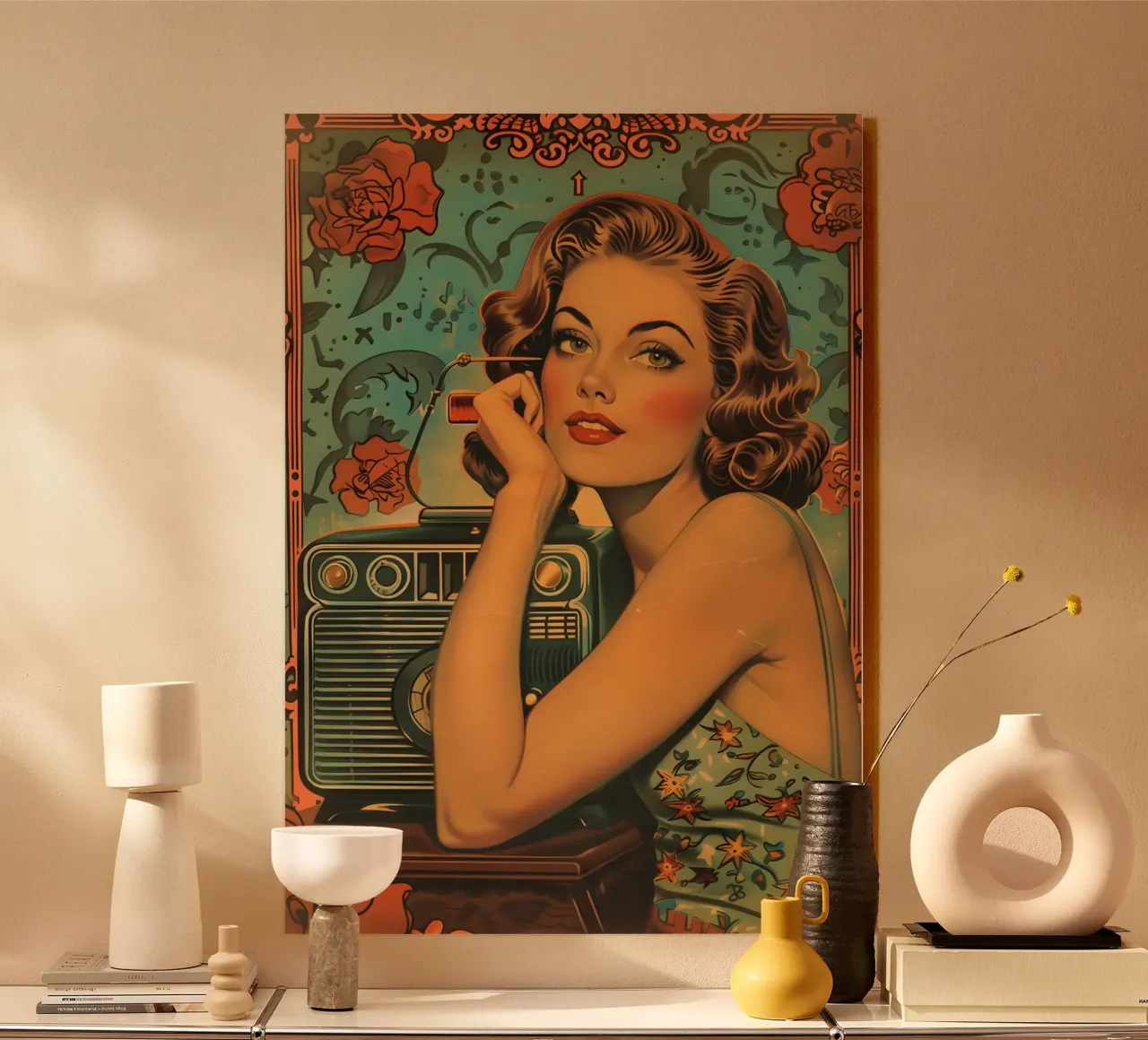 Pin-Up Revival alluminio dibond da Artful Muse