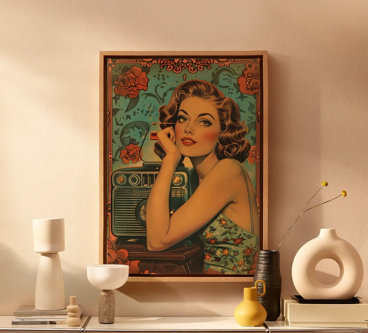Pin-Up Revival tela da Artful Muse