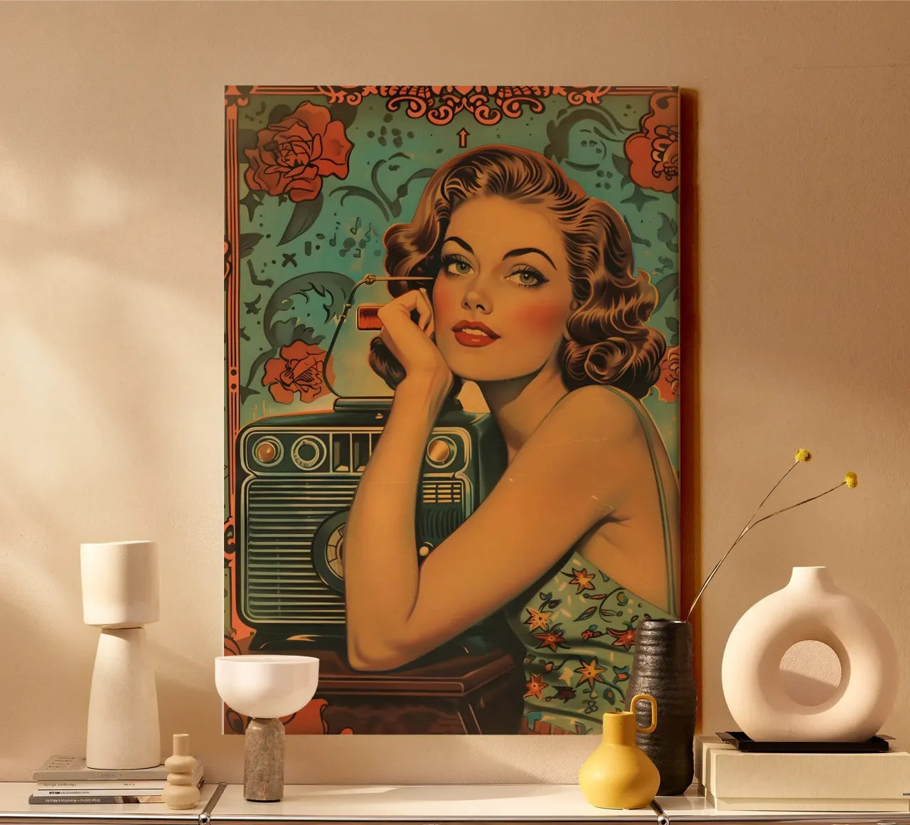 Pin-Up Revival tela da Artful Muse