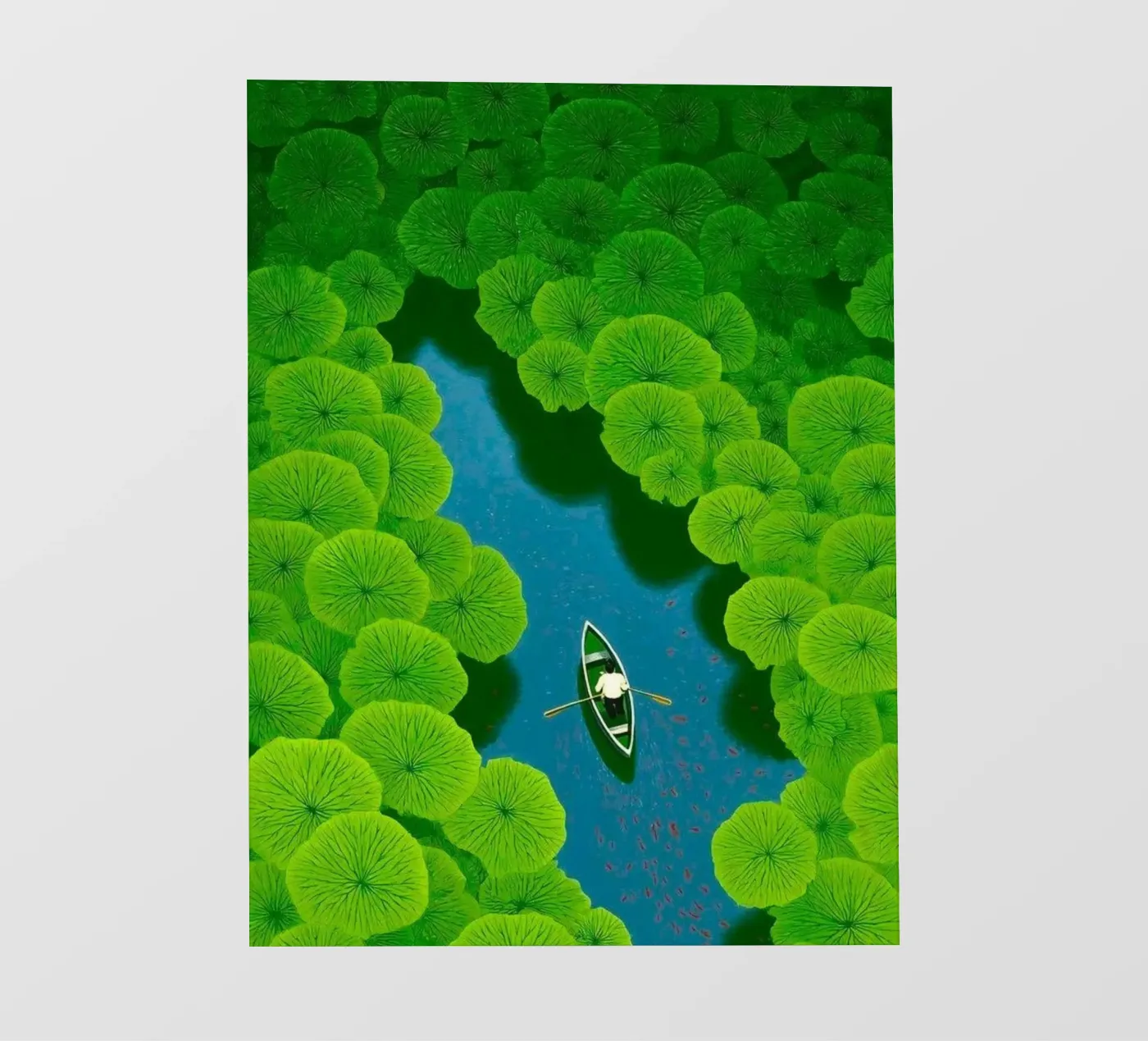 reflection river backlit folie van twillight