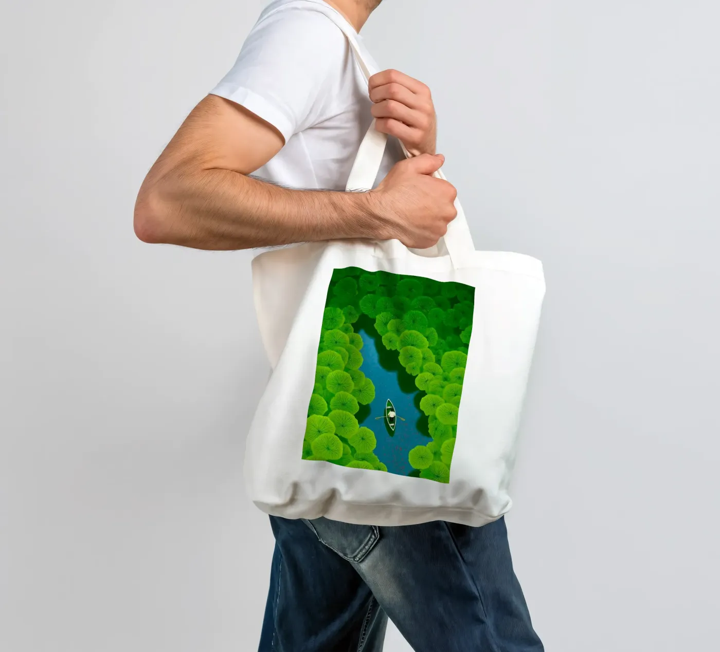 reflection river tote bag by twillight