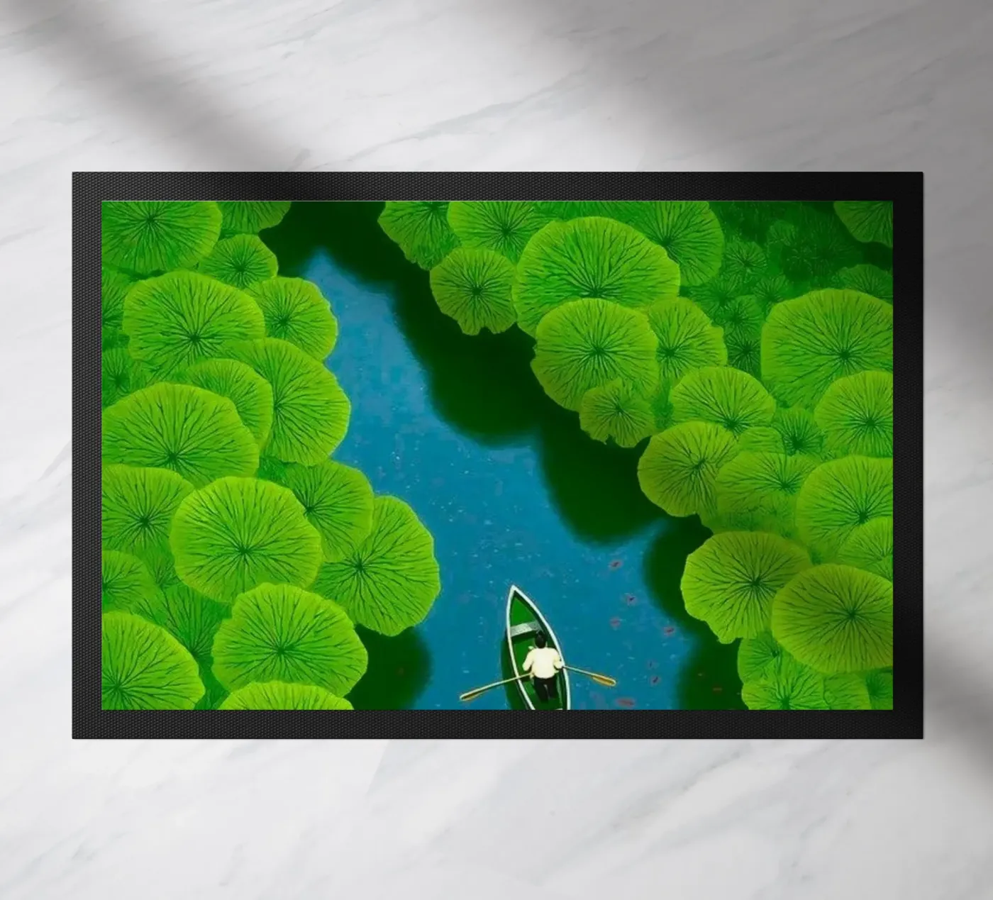 reflection river doormat by twillight