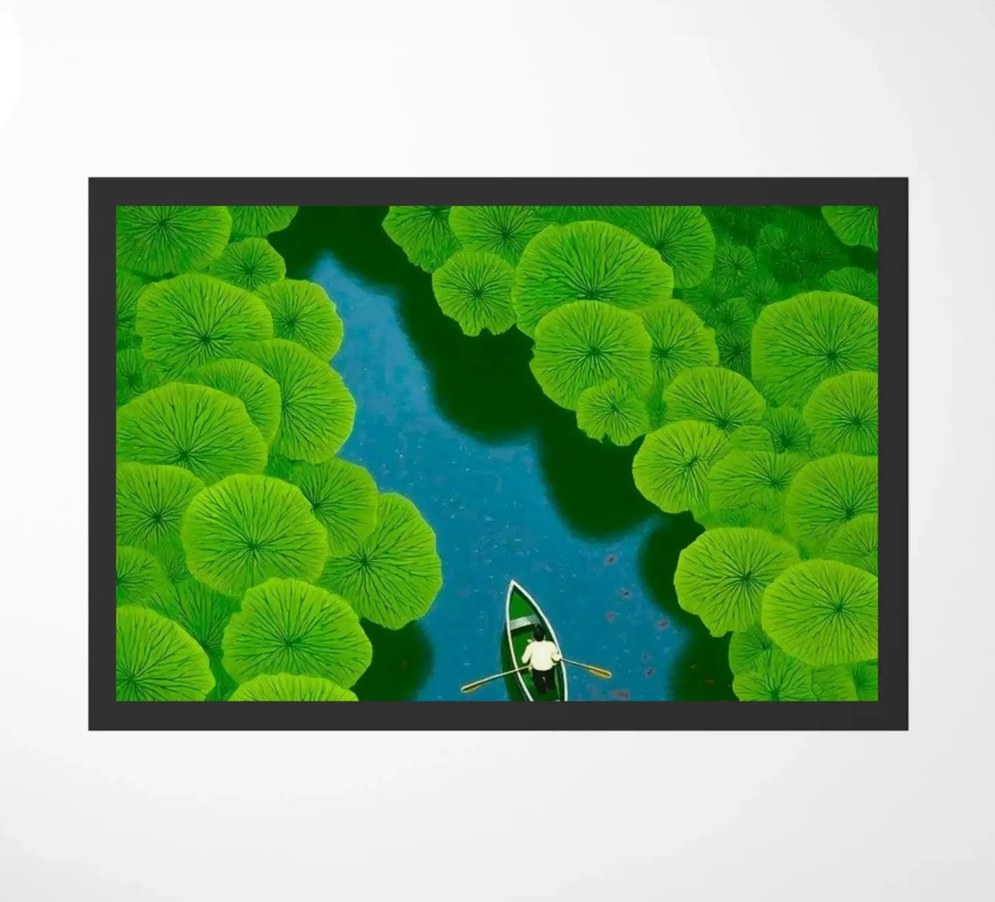 reflection river doormat by twillight