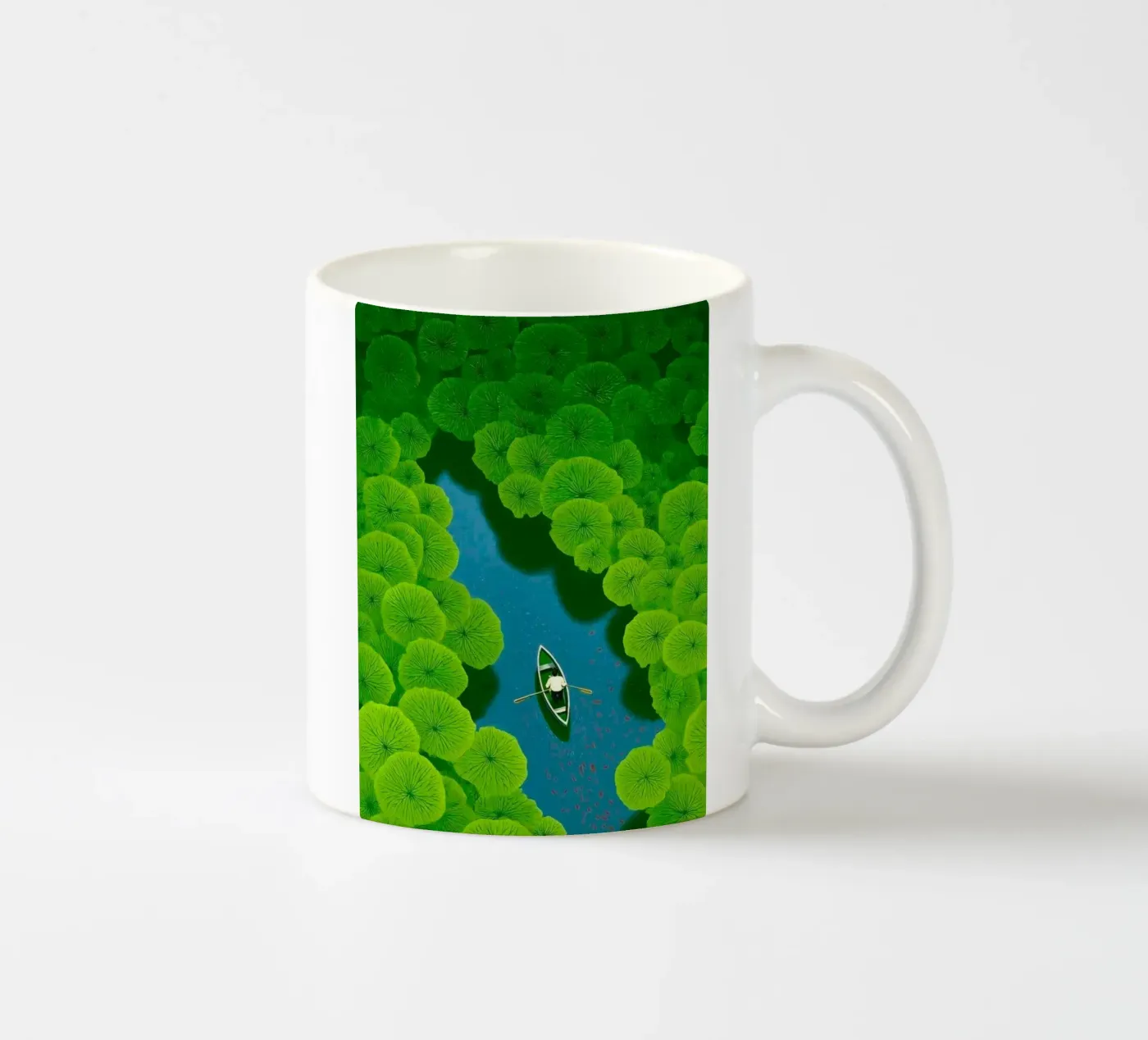 reflection river ceramic mug by twillight