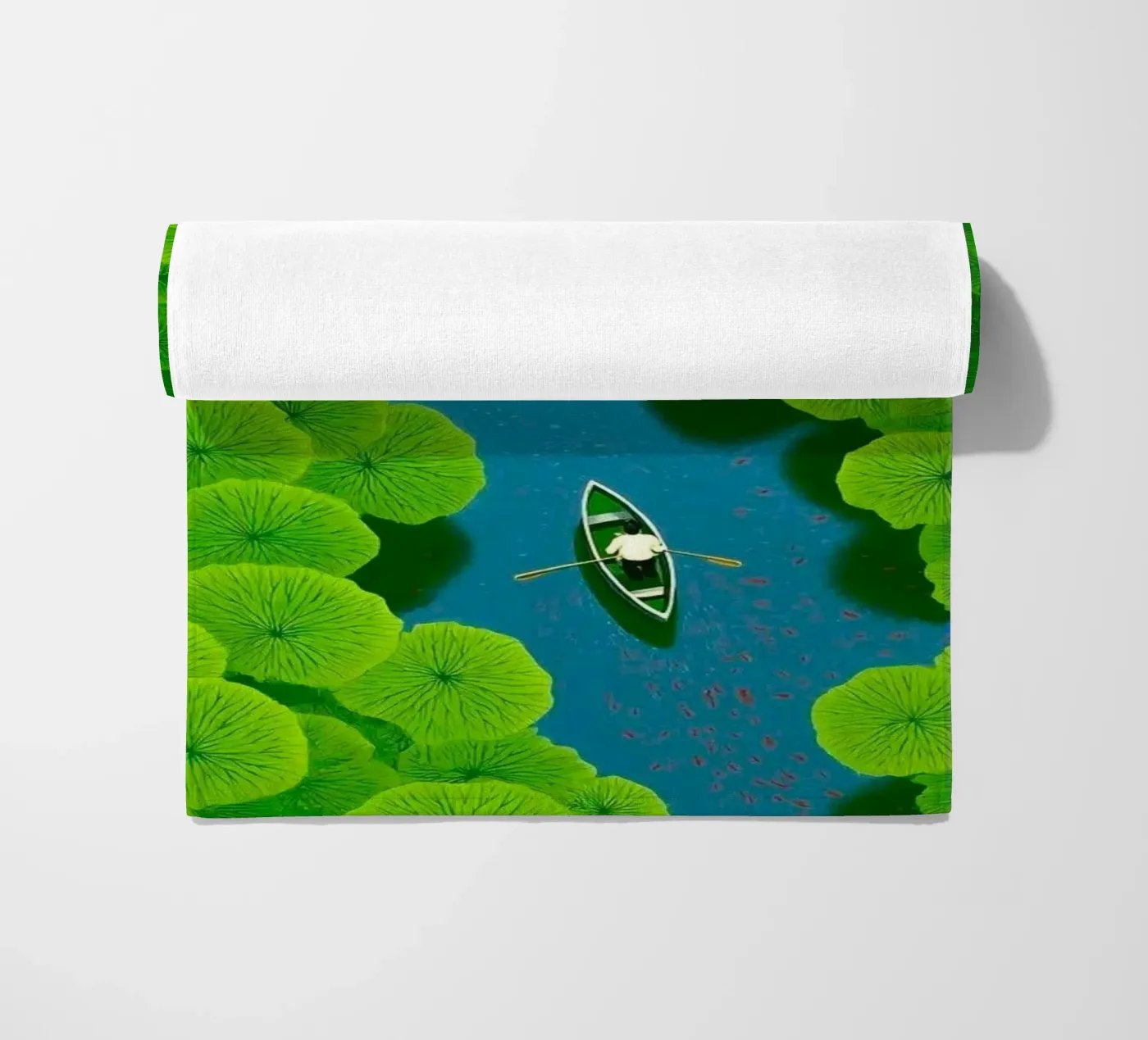 reflection river Strandtuch von twillight