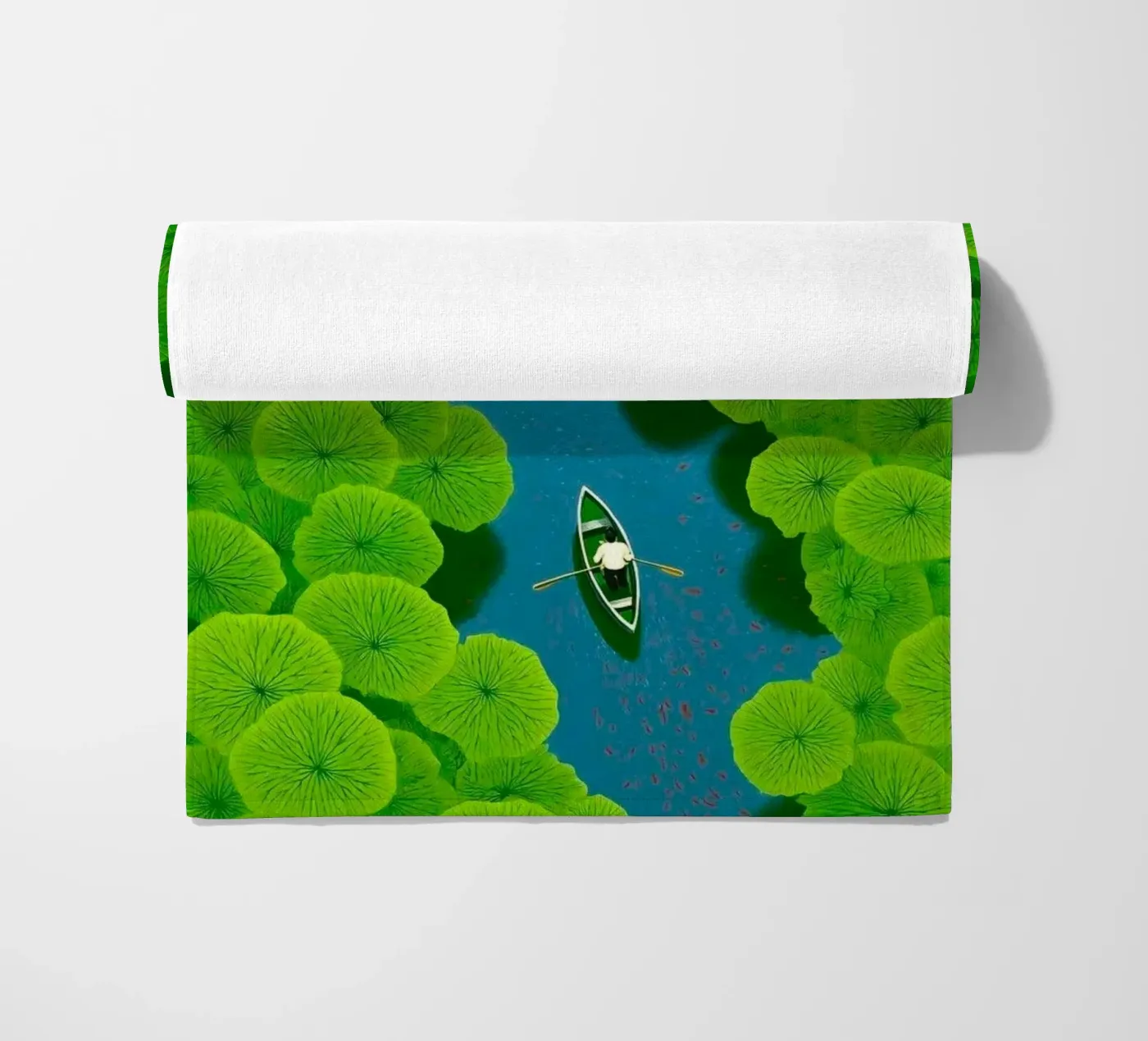 reflection river Strandtuch von twillight