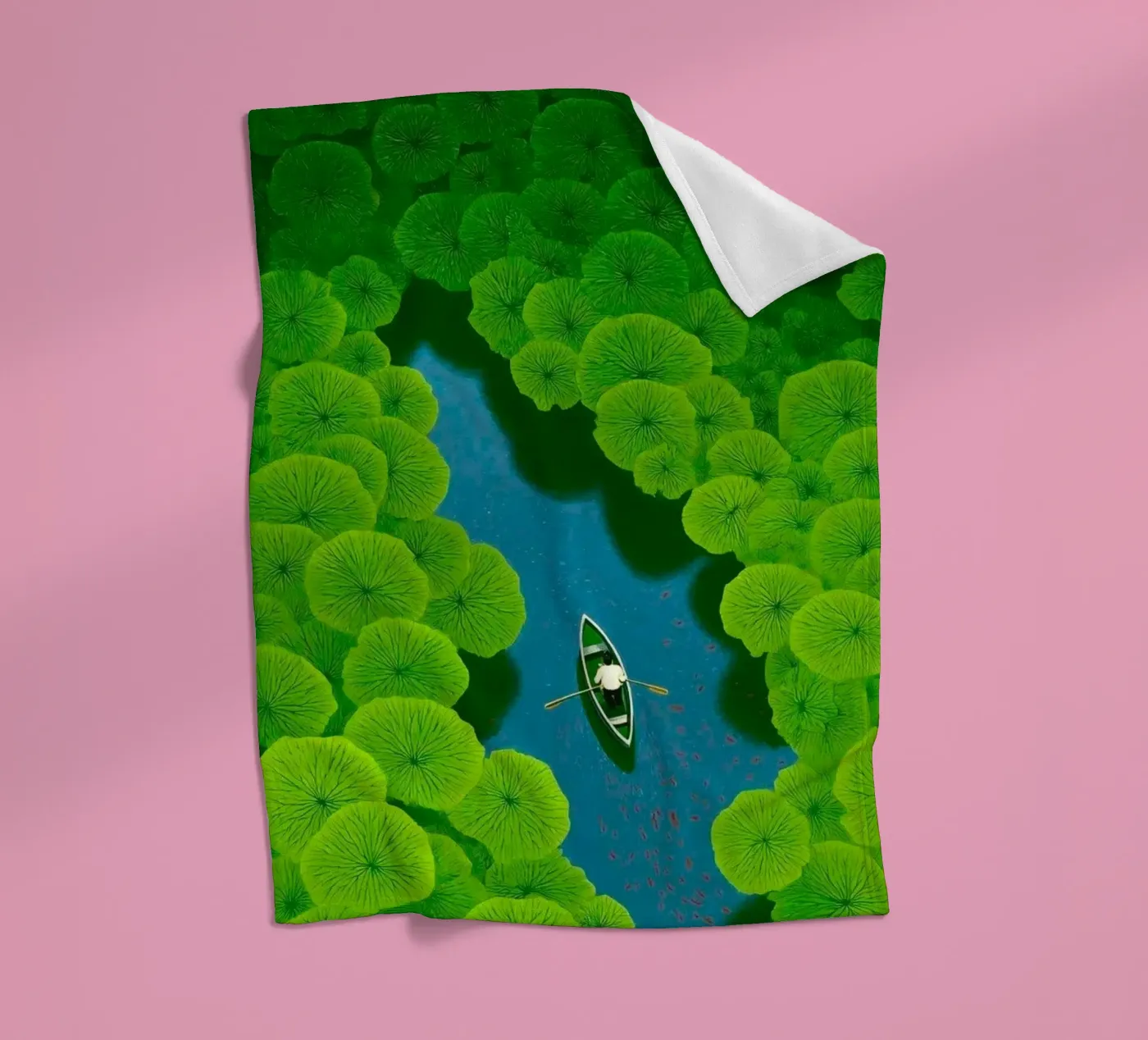 reflection river Fleecedecke von twillight