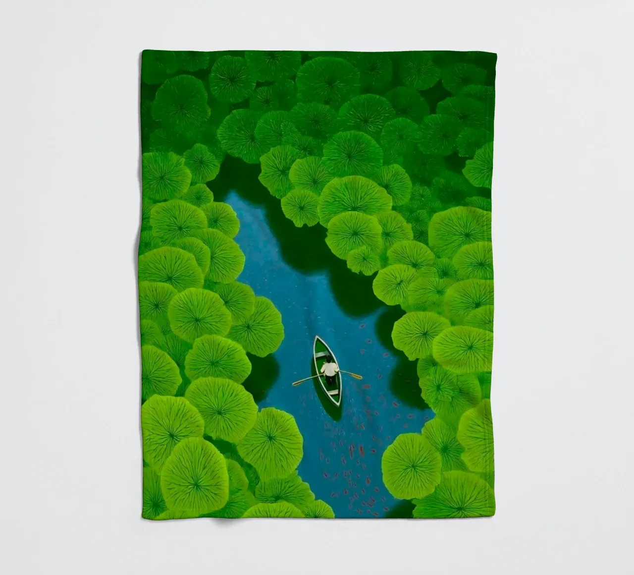 reflection river fleecedeken van twillight