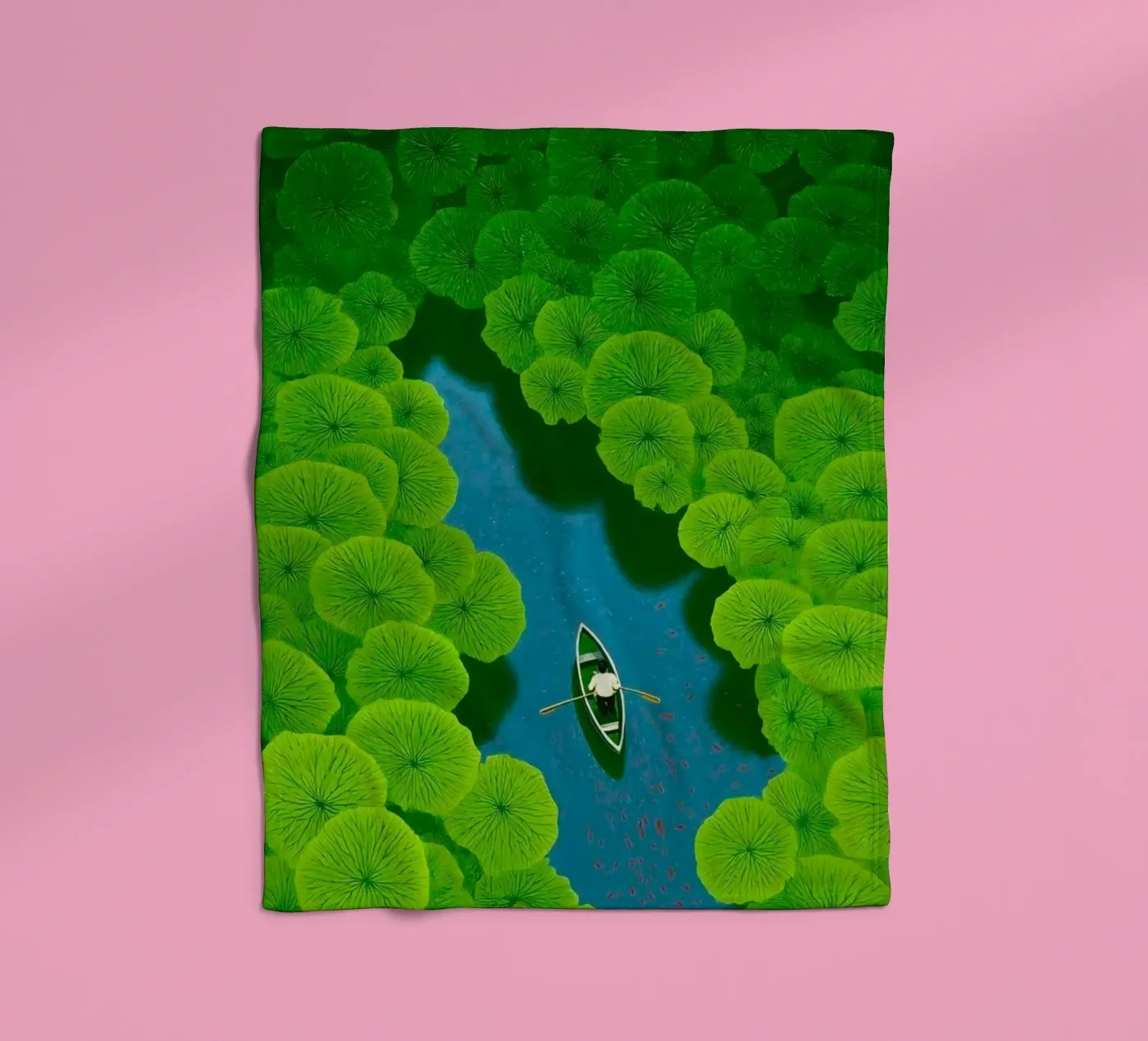 reflection river fleecedeken van twillight