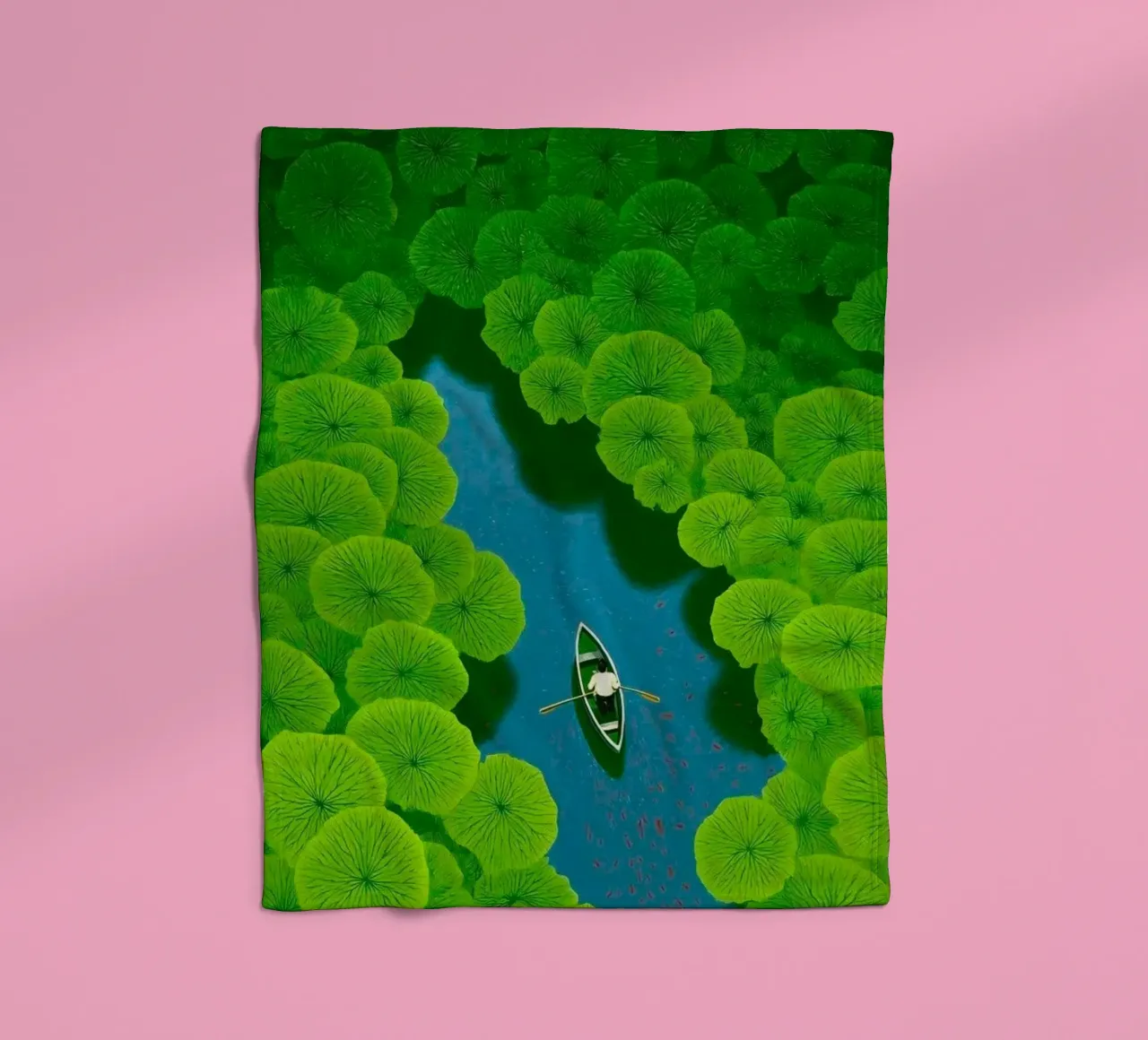 reflection river fleecedeken van twillight