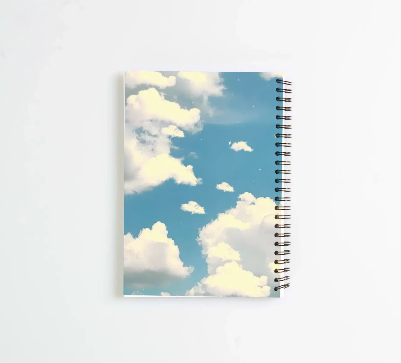 daytime cumulus spiral notebook by twillight