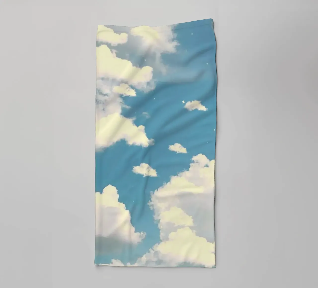 daytime cumulus asciugamano da bagno da twillight