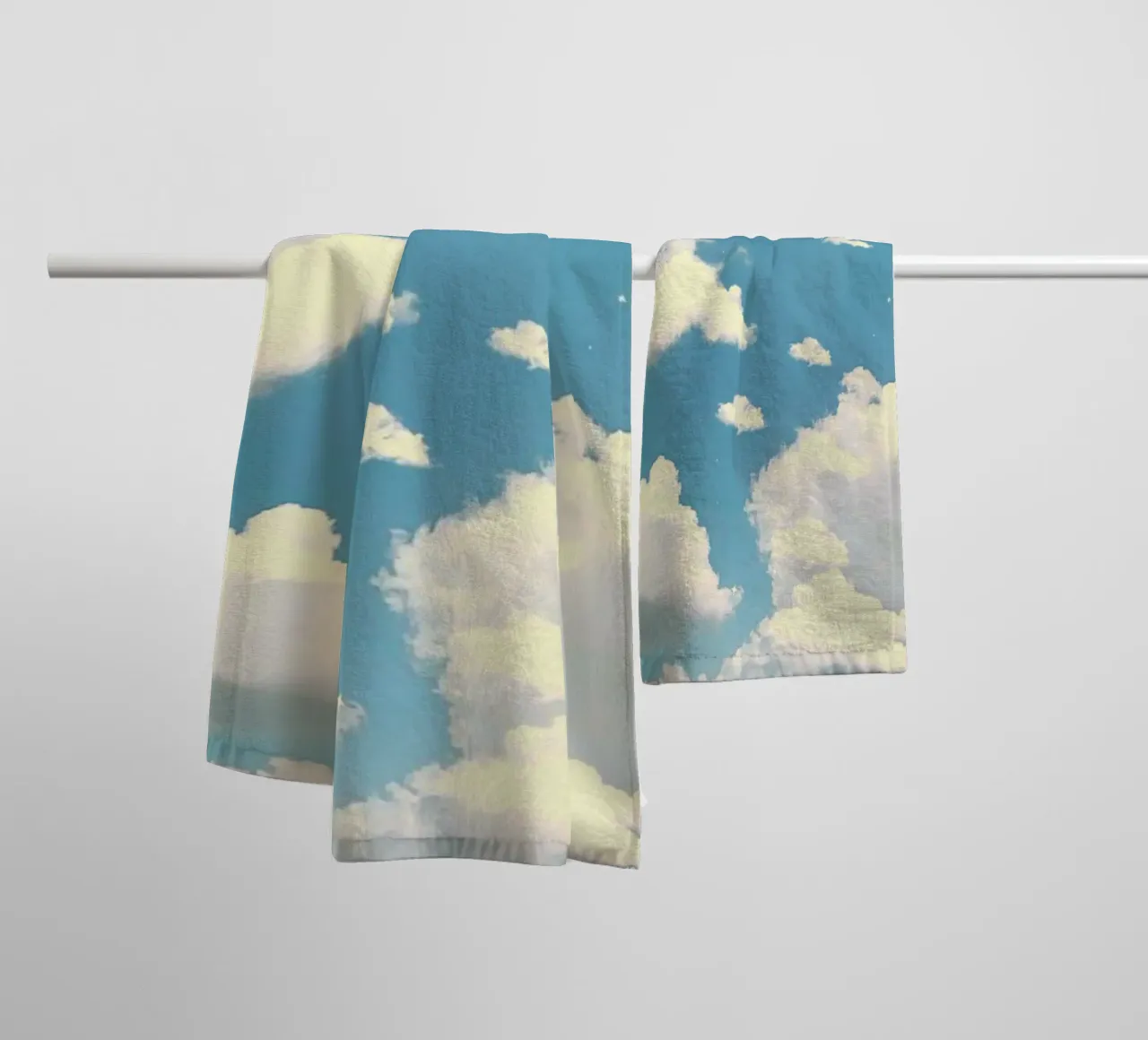 daytime cumulus asciugamano da bagno da twillight