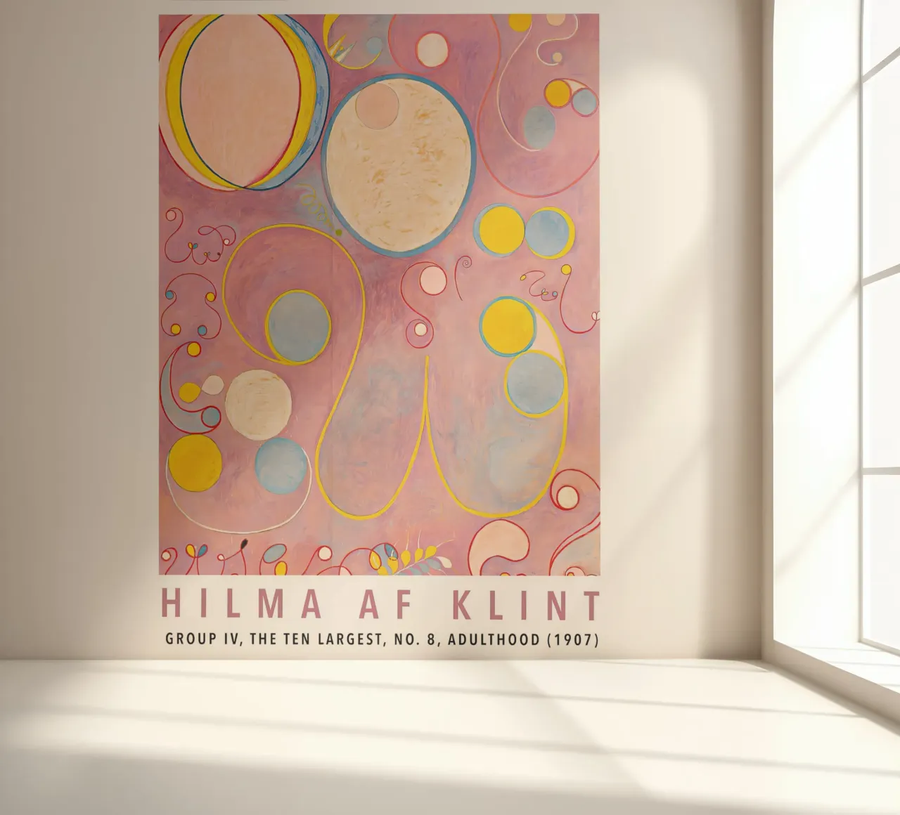 Hilma af Klint Les dix plus grands n° 8 Groupe d'âge adulte IV papier peint photo de Lile Shop