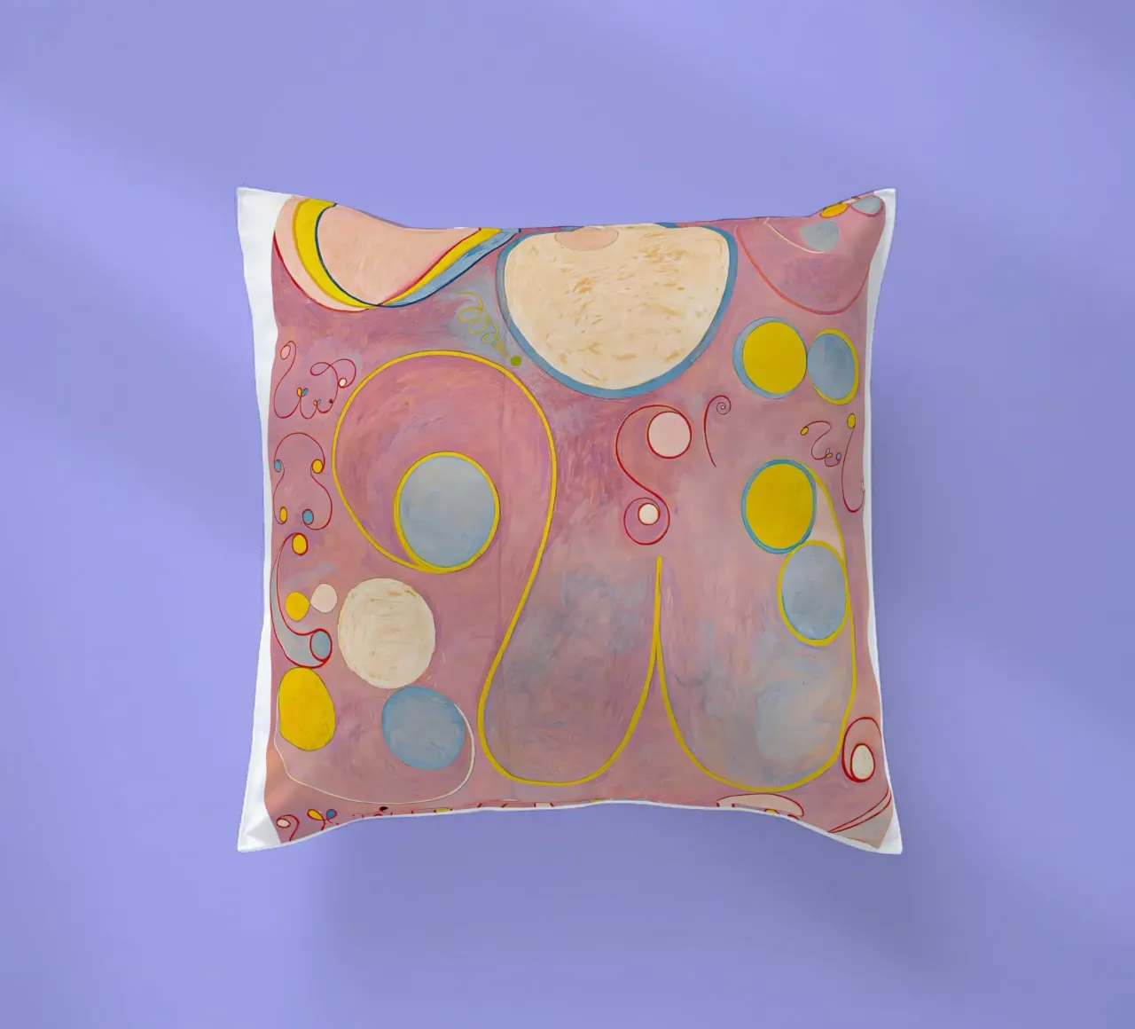 Hilma af Klint I dieci più grandi n. 8 Gruppo adulti IV cuscino da Lile Shop