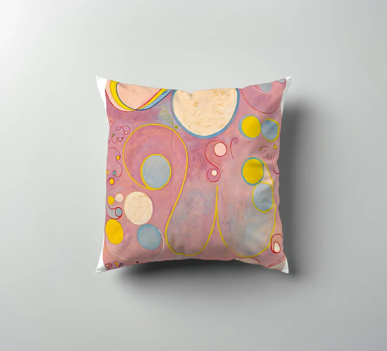 Hilma af Klint I dieci più grandi n. 8 Gruppo adulti IV cuscino da Lile Shop