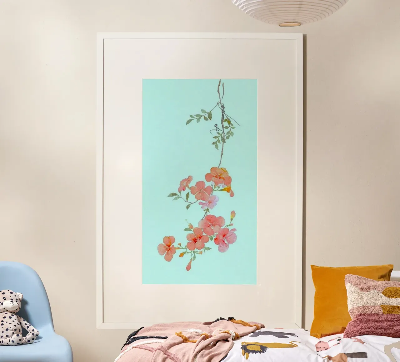 botanical nature poster with plastic frame by twillight