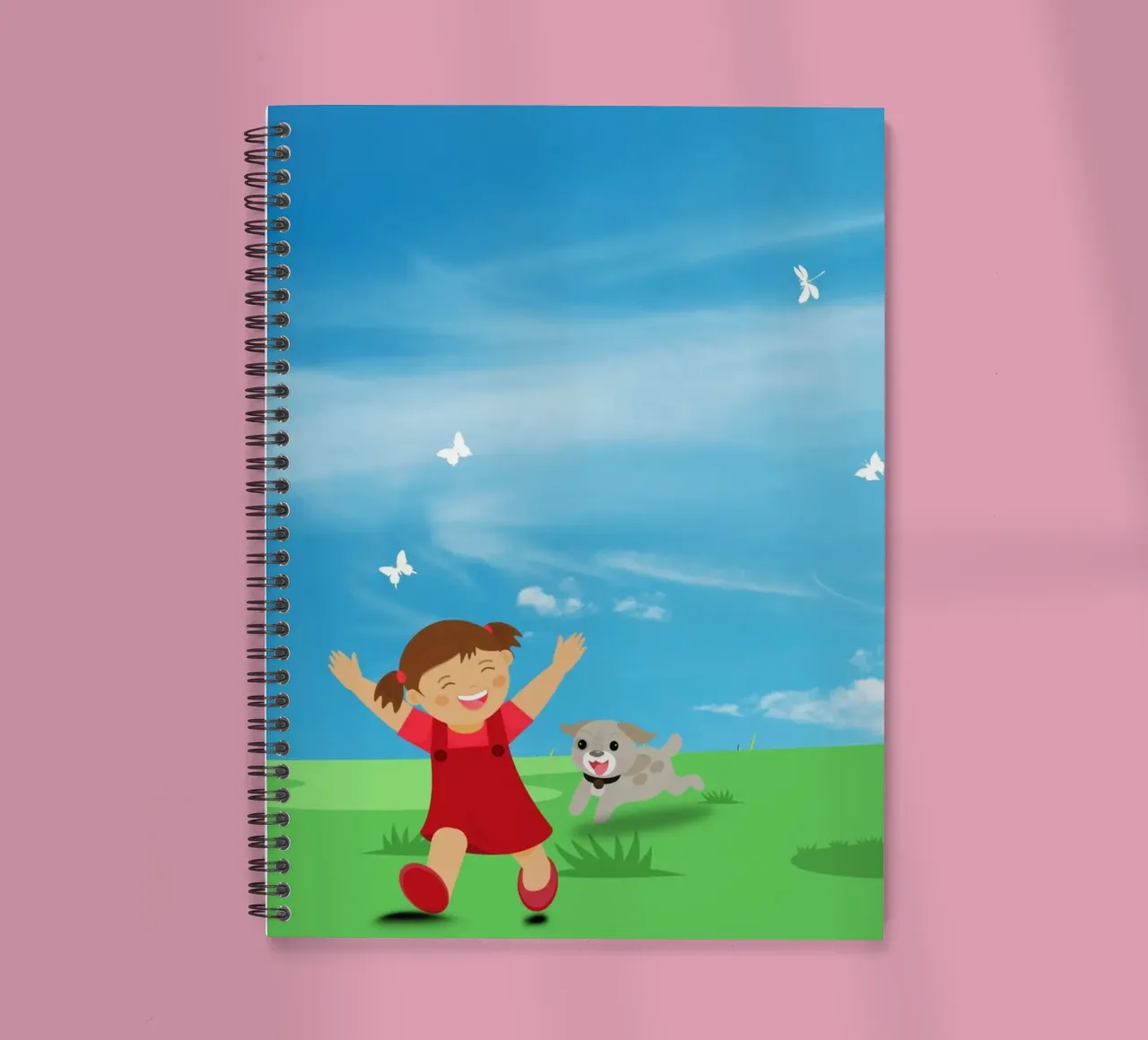 child playing puppy Ringbuch von Creaton