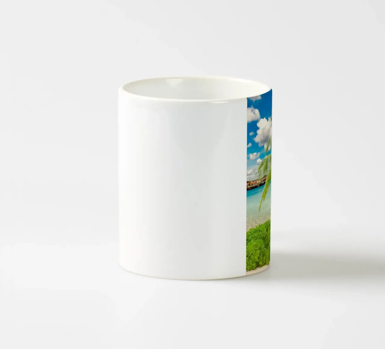 clear blue water cloudy tazza in ceramica da Creaton