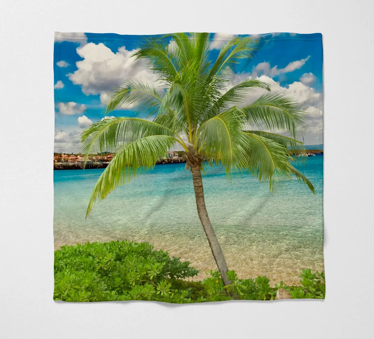 clear blue water cloudy coperta in pile da Creaton