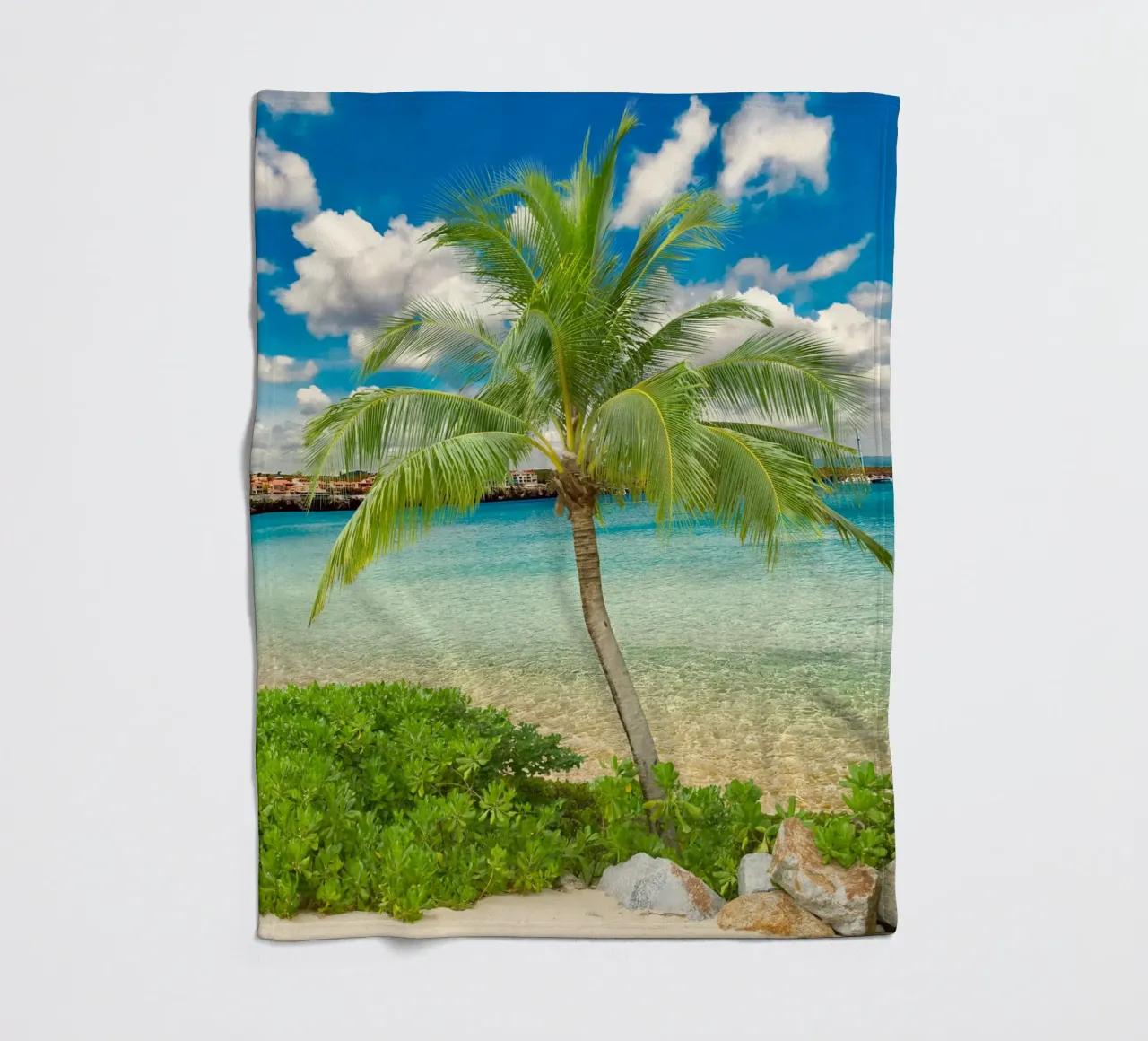 clear blue water cloudy coperta in pile da Creaton